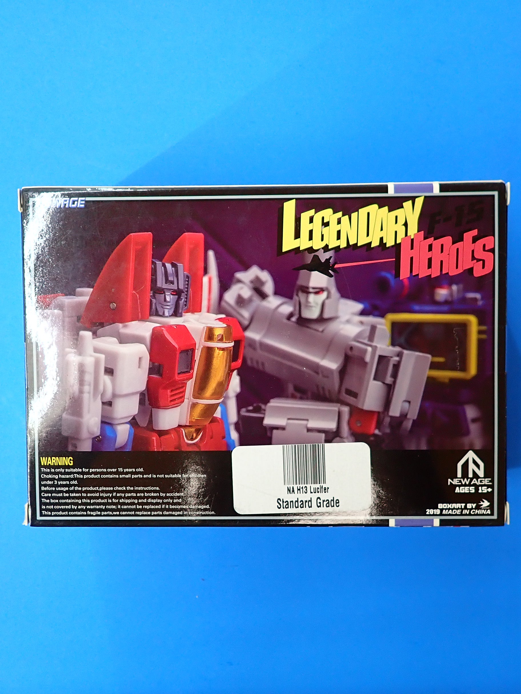 Legendary Heroes F-15 Eagle No.13 Air Commander Lucifer Starscream Schutzstaffel NewAge [Pre-Owned]