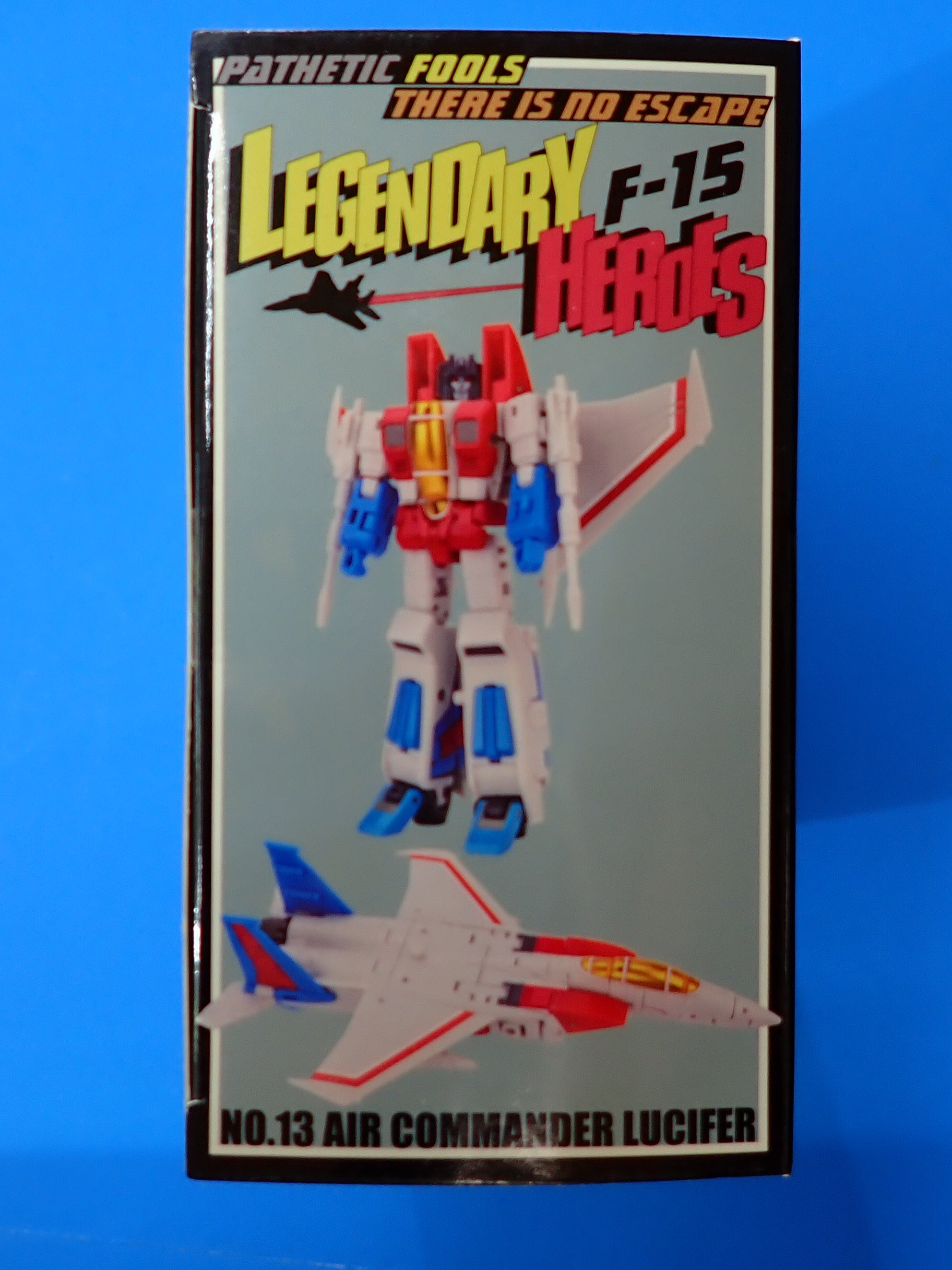 Legendary Heroes F-15 Eagle No.13 Air Commander Lucifer Starscream Schutzstaffel NewAge [Pre-Owned]