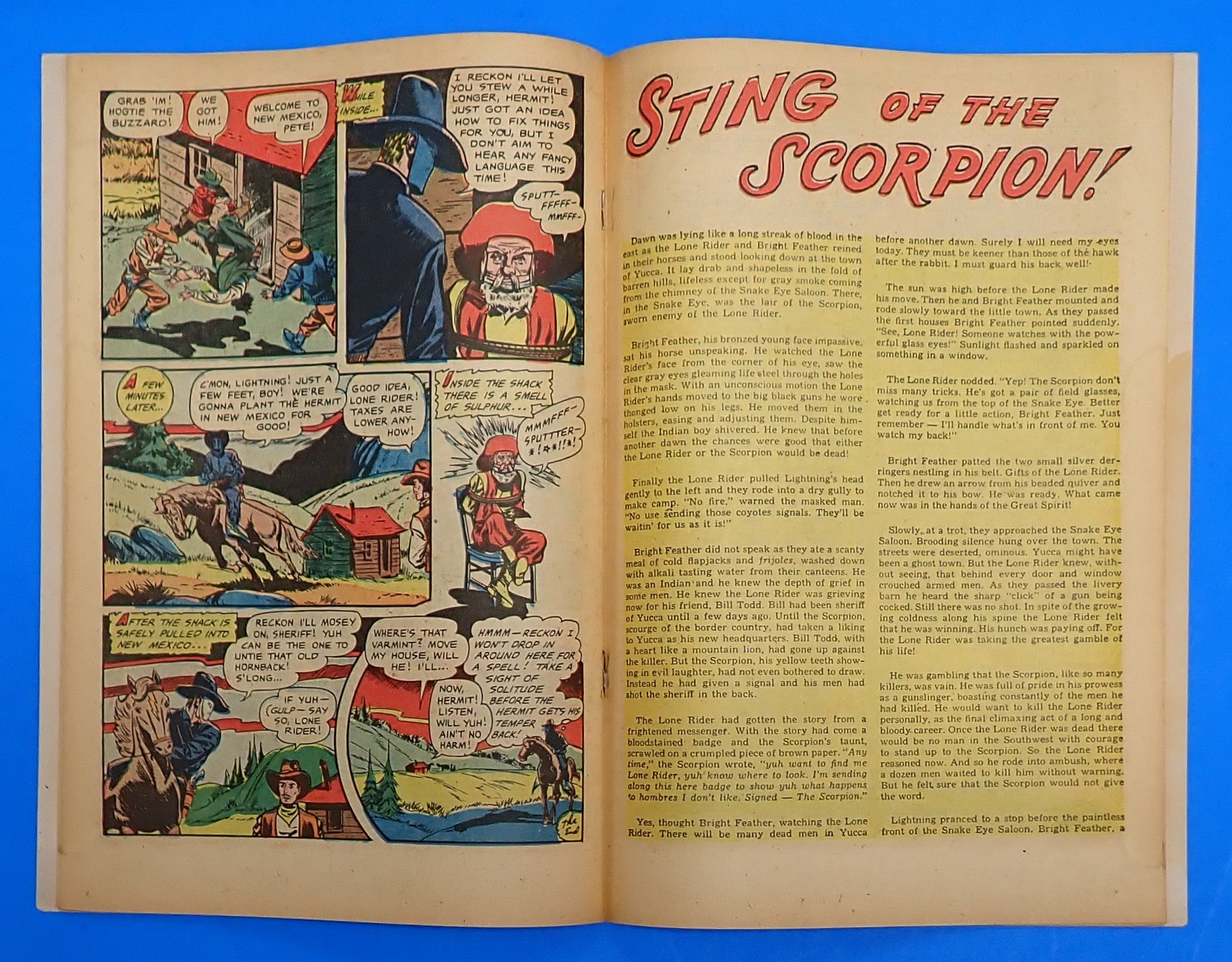 Lone Rider #9 (1952) - FN/VF (7.0) - Golden Age Western