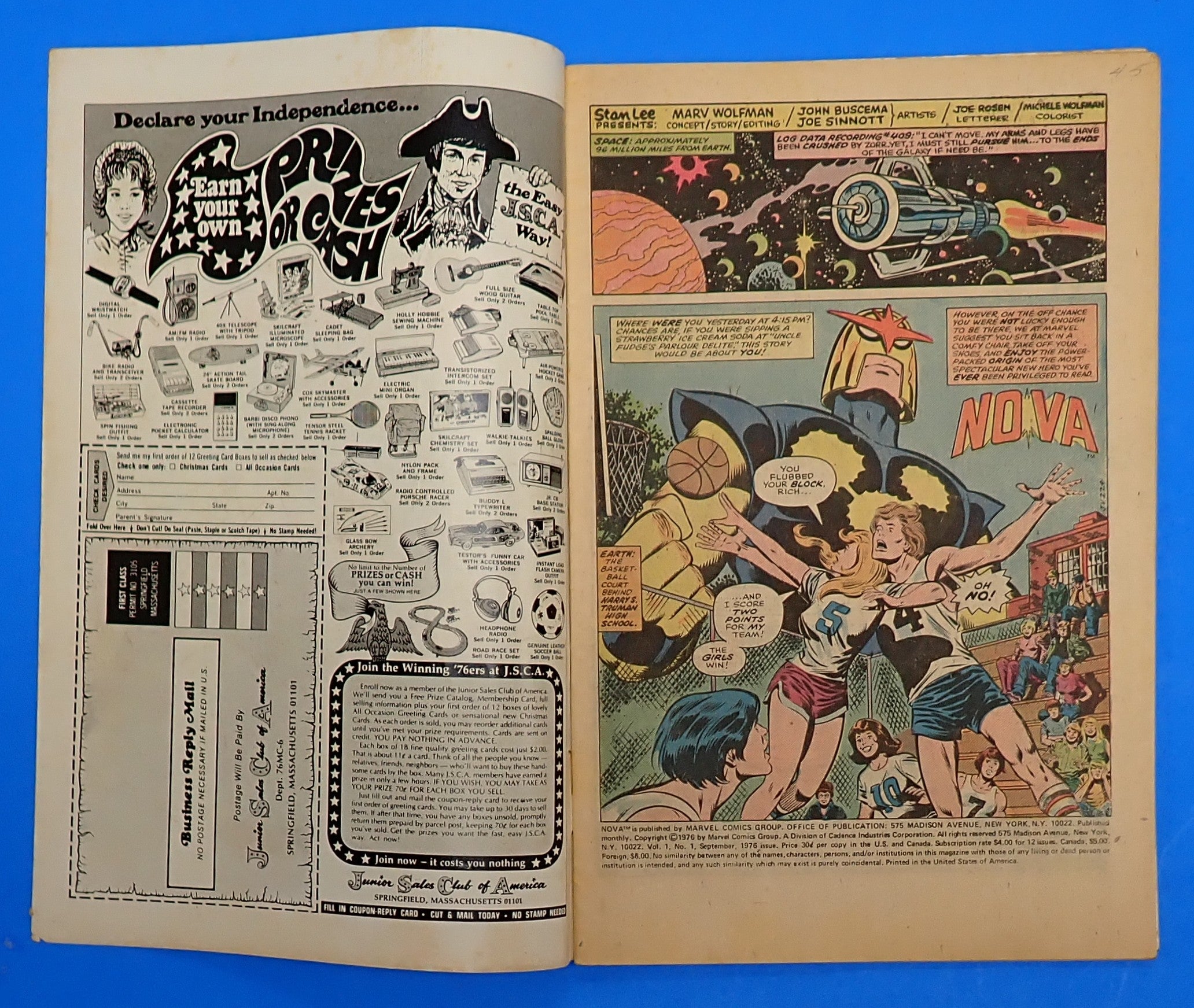 Nova #1 (1976) - GD+ (2.5) - 1st App. Nova