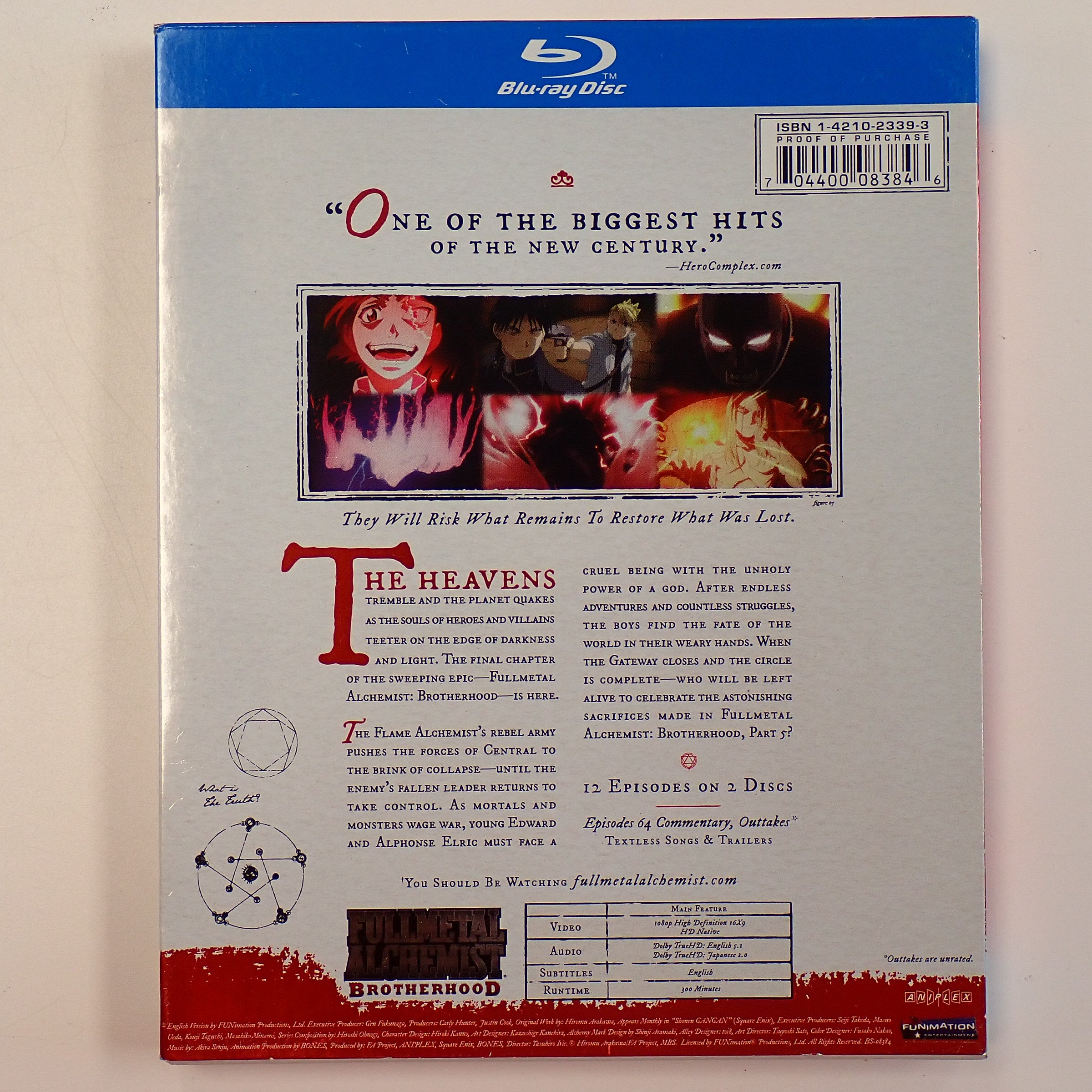 Fullmetal Alchemist Brotherhood Full Series - Blu-Ray [Pre-Owned]