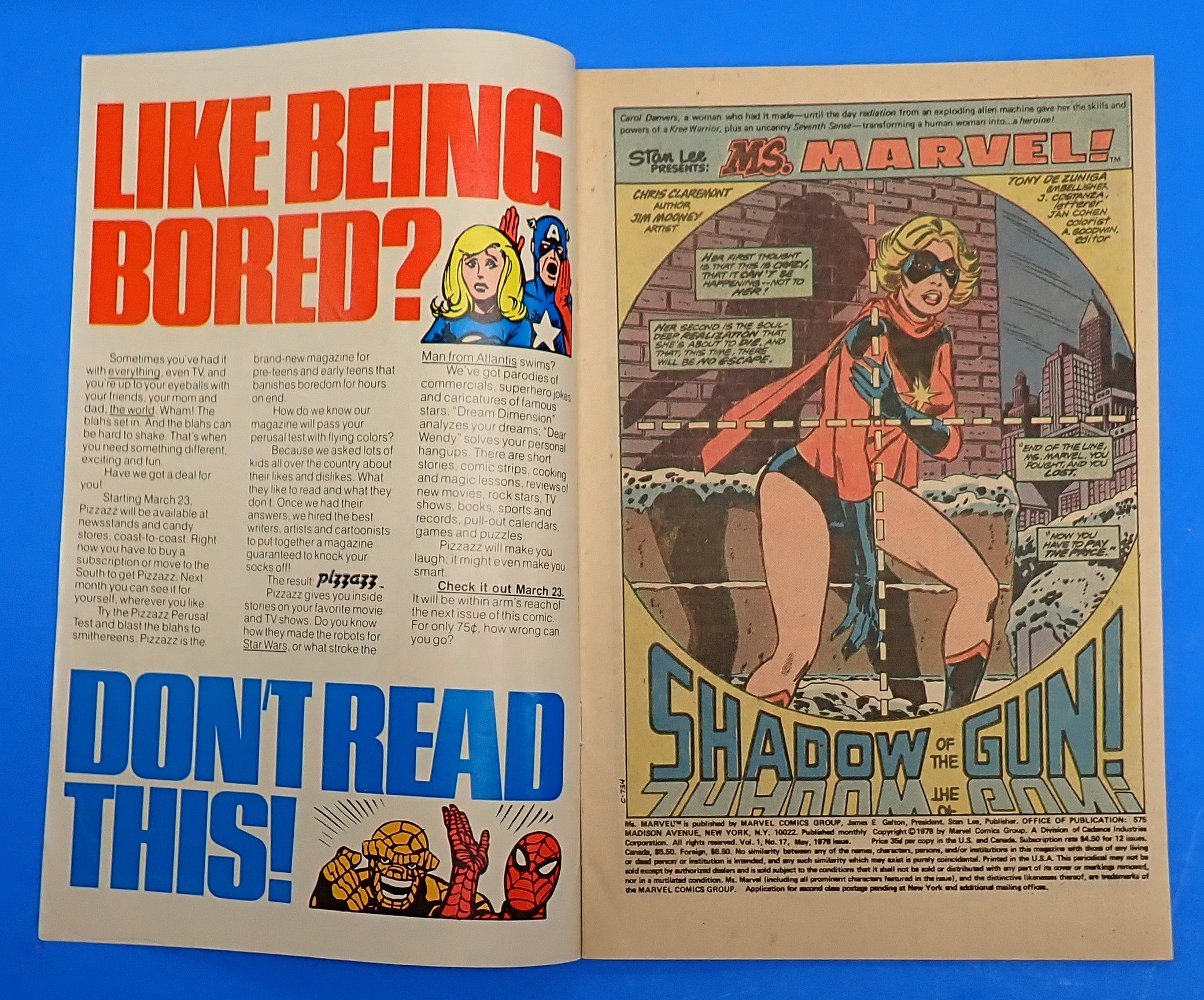Ms. Marvel #17 (1978) - FN (6.0) - 2nd Cameo App. Mystique