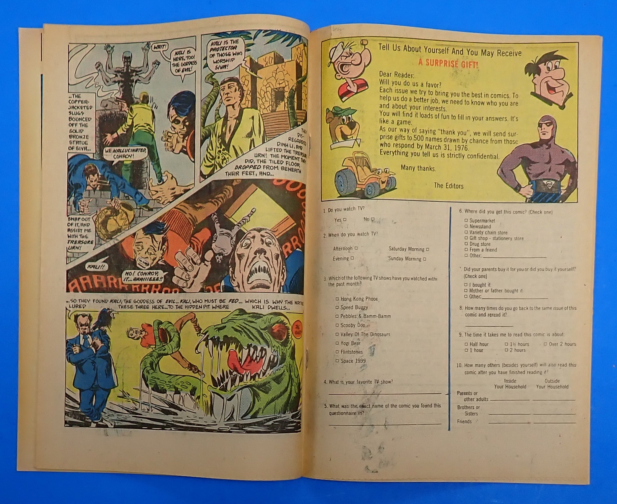 Creepy Thing #6 (1976) - VF (8.0) - Mike Zeck Cover