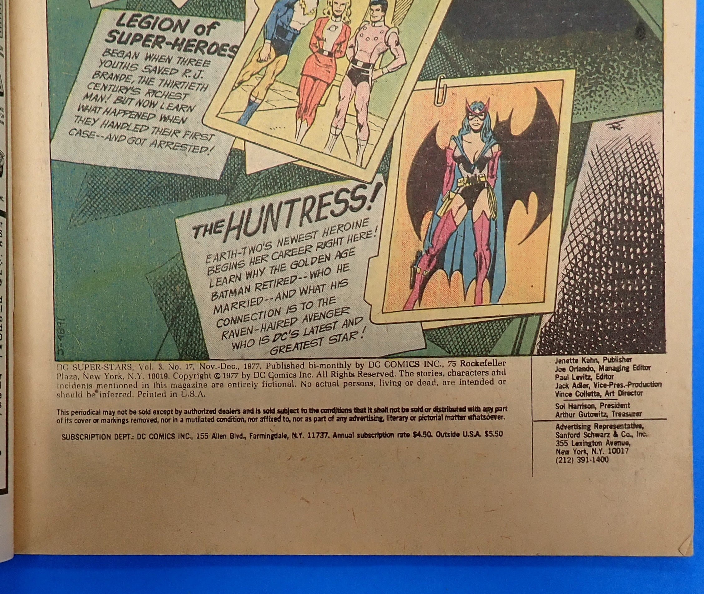 DC Super-Stars #17 (1977) - VG/FN (5.0) - 1st Full App. Huntress