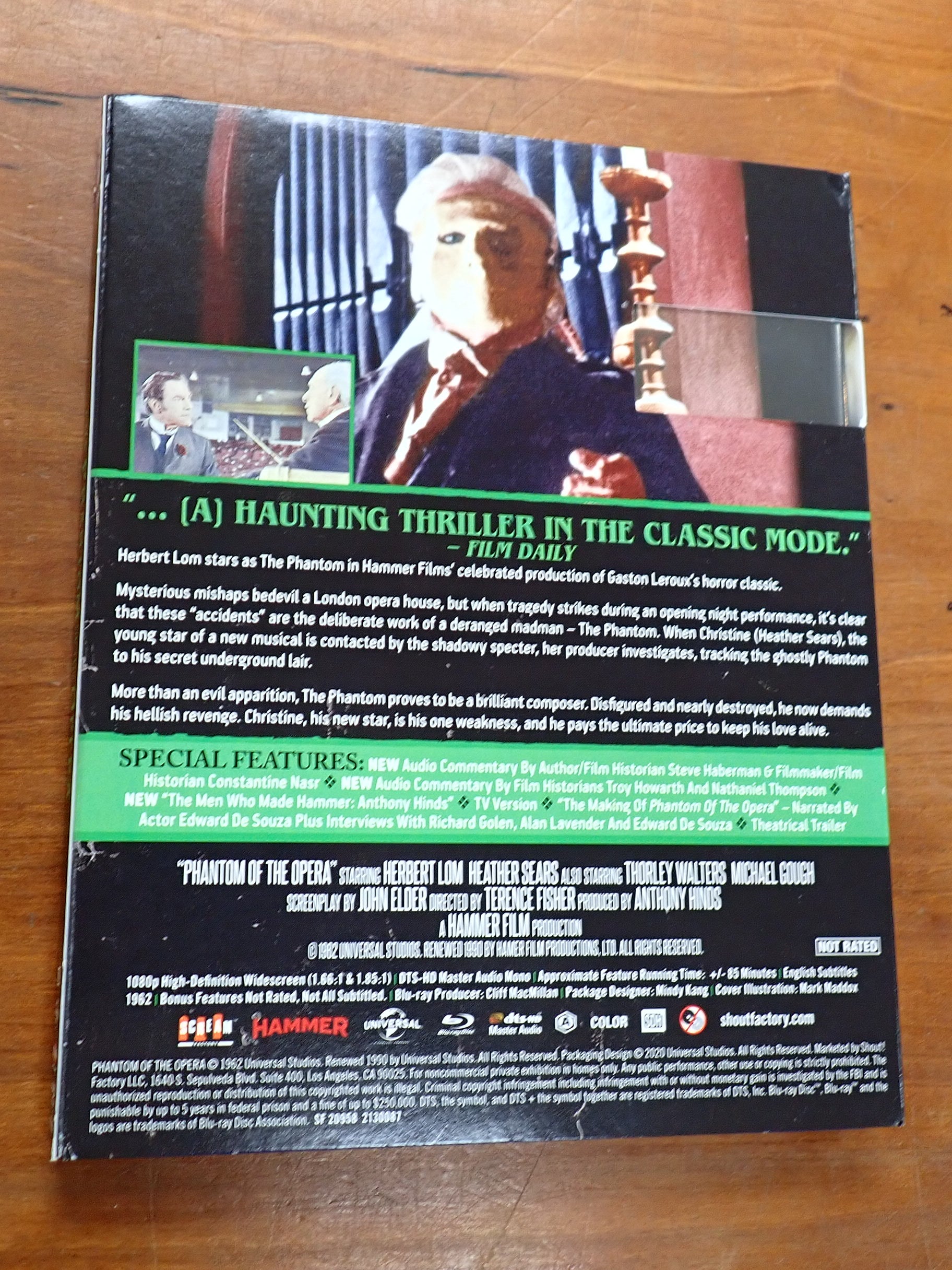 Phantom of the Opera (1962) - Blu-Ray [Pre-Owned]