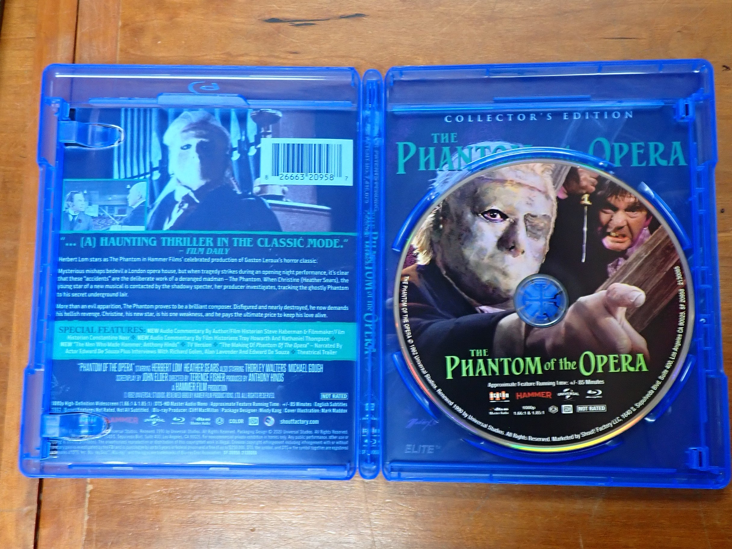 Phantom of the Opera (1962) - Blu-Ray [Pre-Owned]