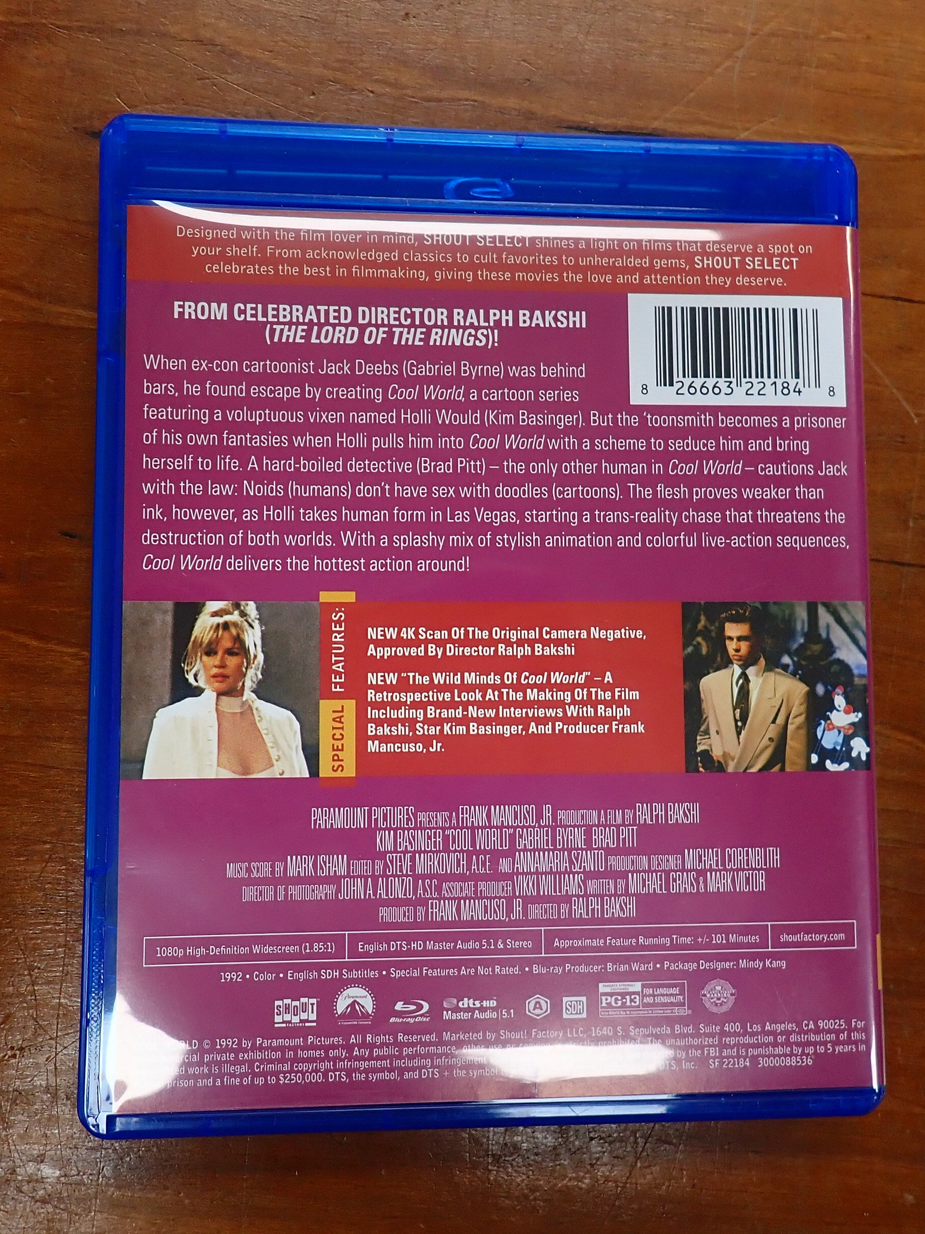 Cool World - Blu-Ray [Pre-Owned]