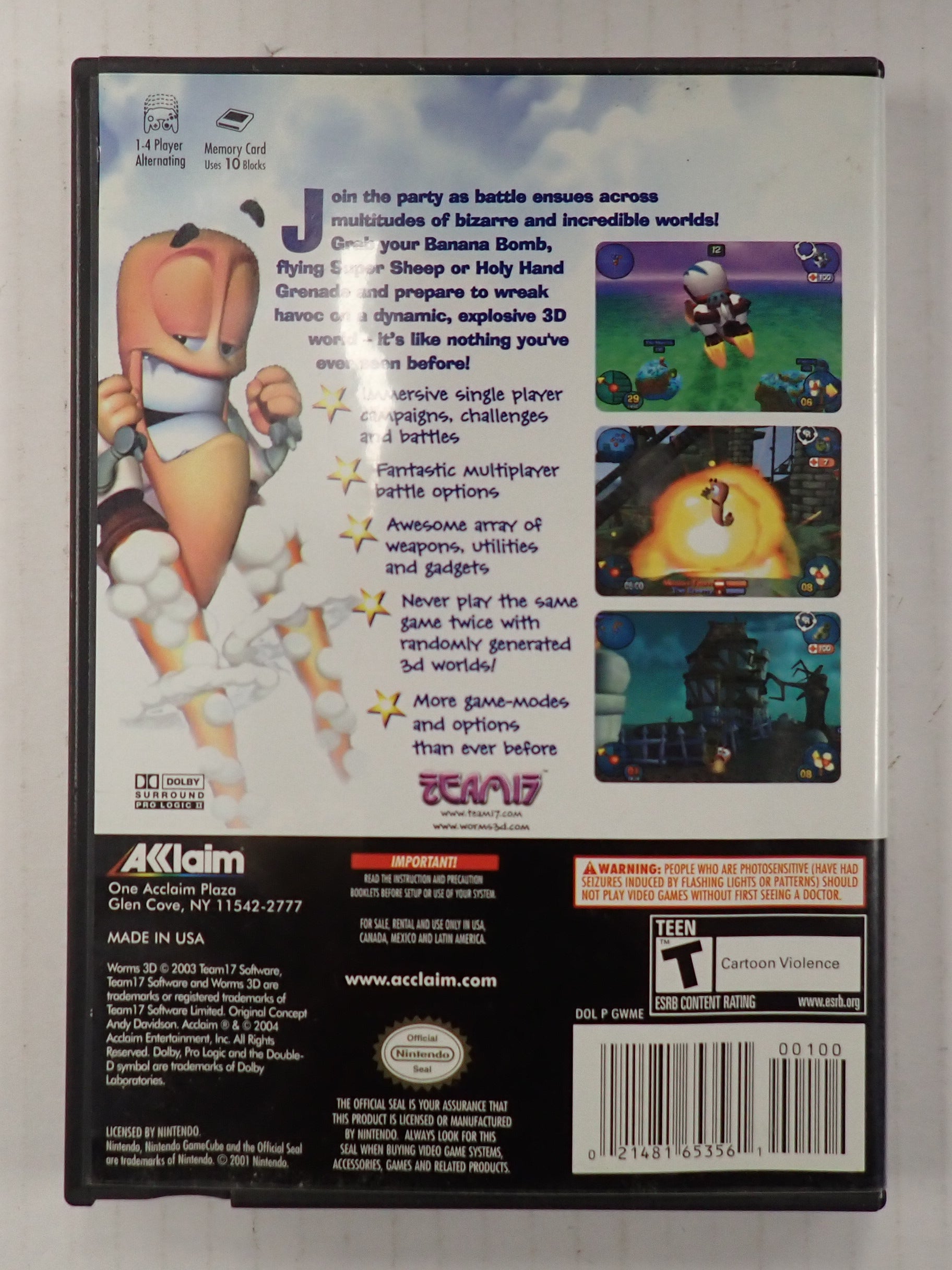 Worms 3D - GameCube