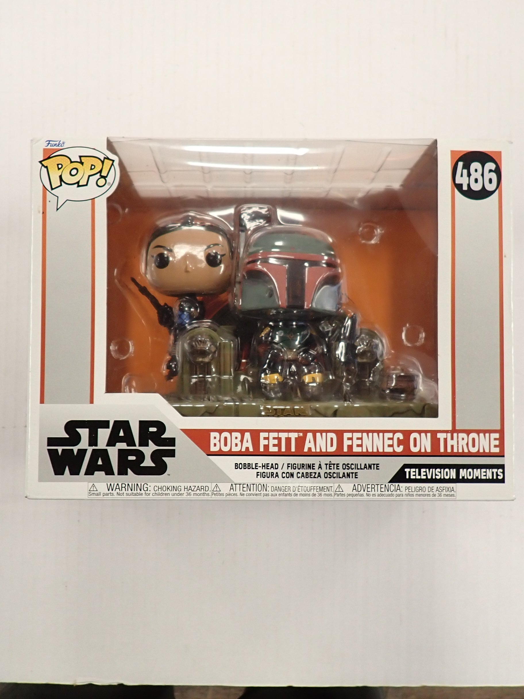 Boba Fett and Fennec on Throne - POP! #486