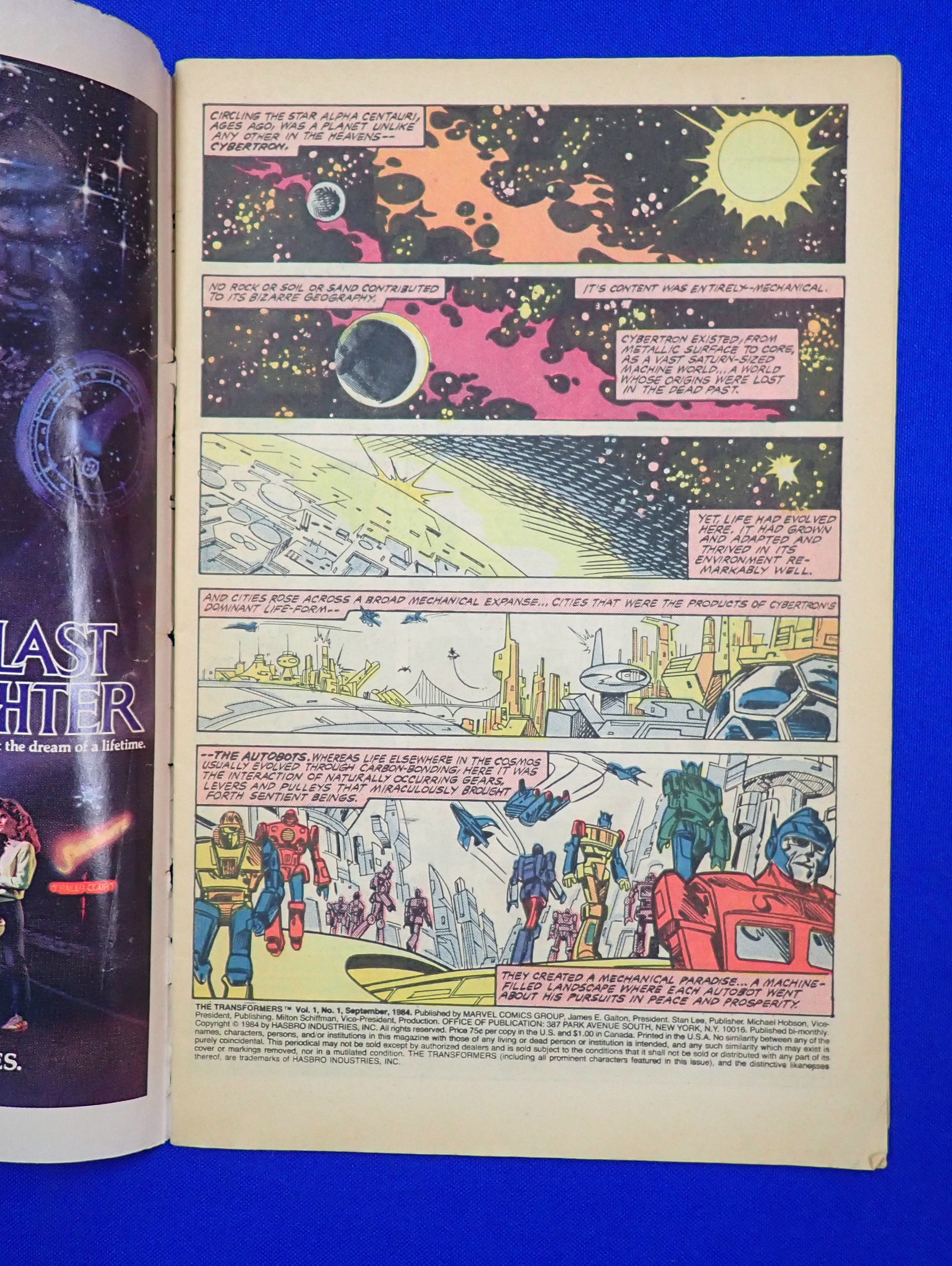 Transformers #1 (1984) - GD+ (2.5) - Lower Grade 1st Transformers