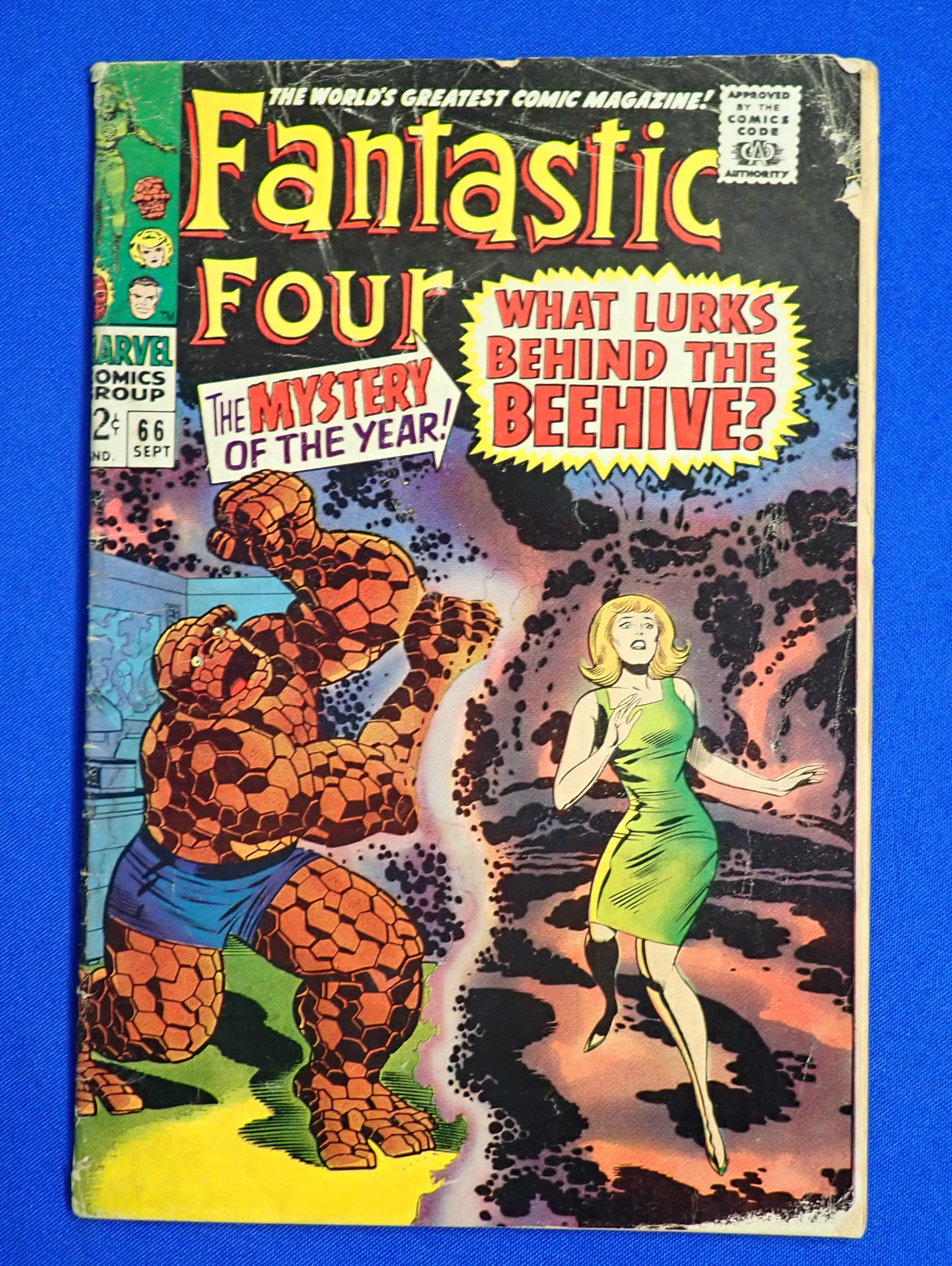 Fantastic Four #66 (1967) - GD+ (2.5) - low grade, origin of HIM