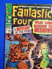 Fantastic Four #66 (1967) - GD+ (2.5) - low grade, origin of HIM