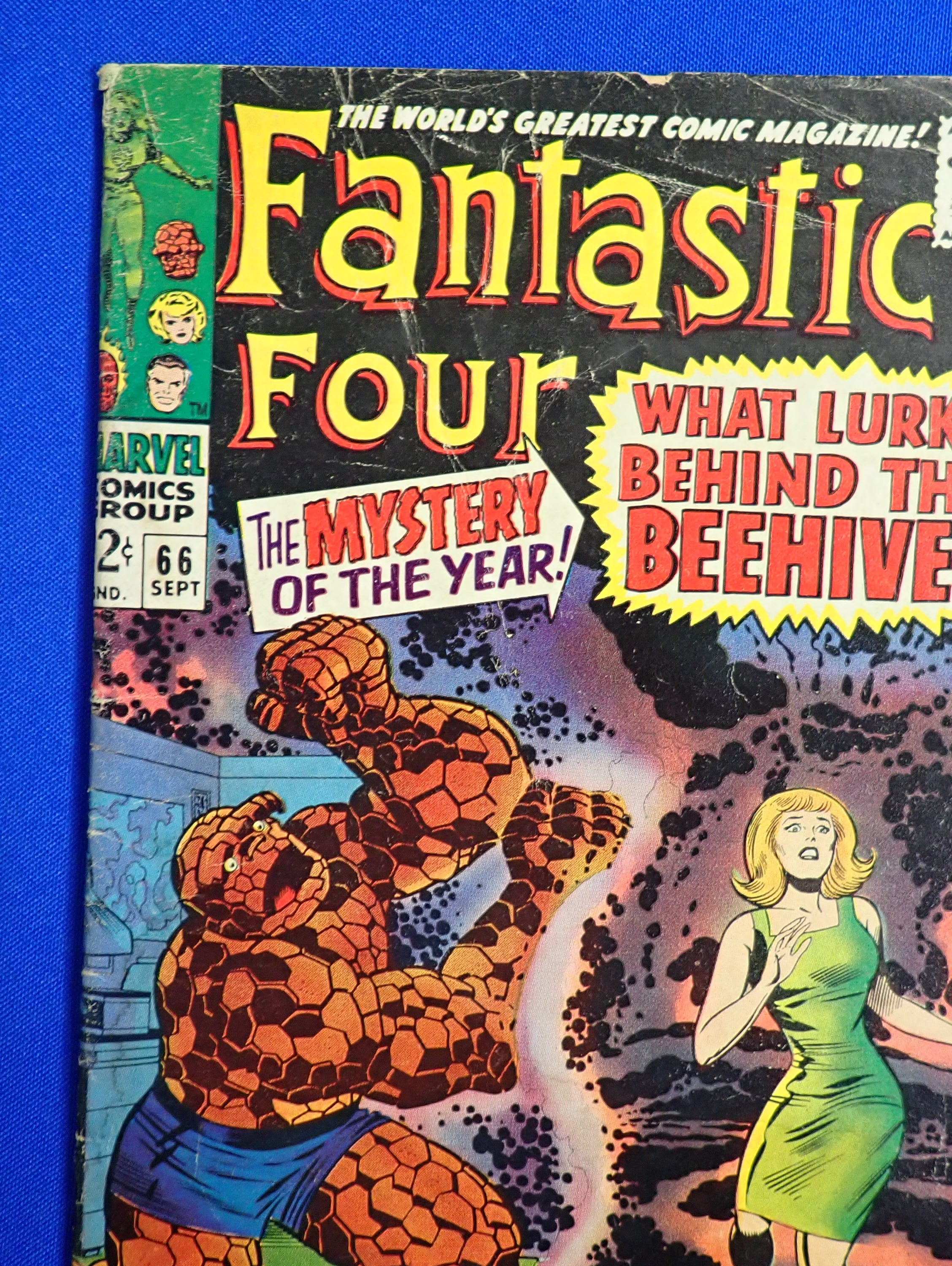 Fantastic Four #66 (1967) - GD+ (2.5) - low grade, origin of HIM