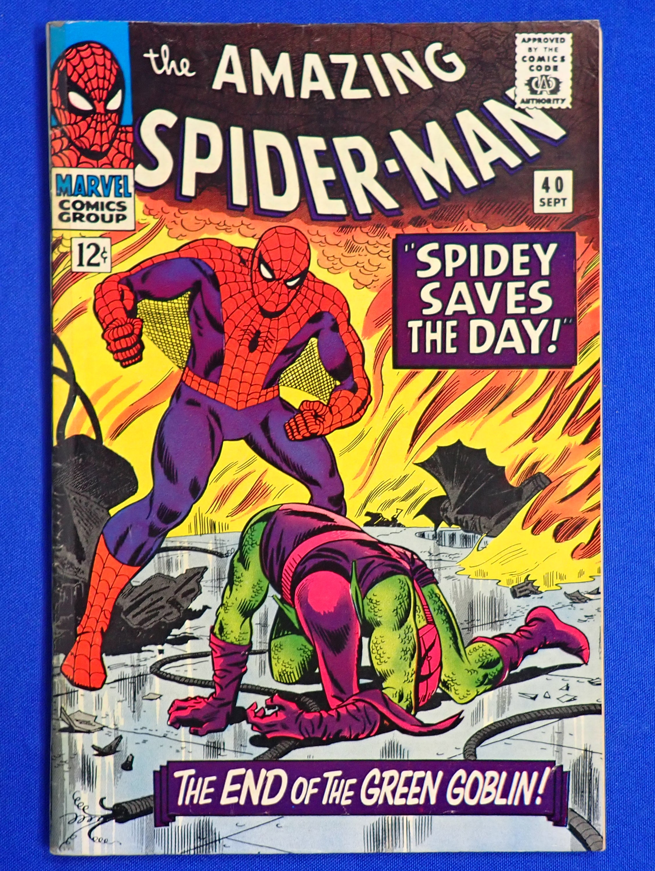 Amazing Spider-Man #40 (1966) - VG (4.0) - Green Goblin Origin - Tape on Spine