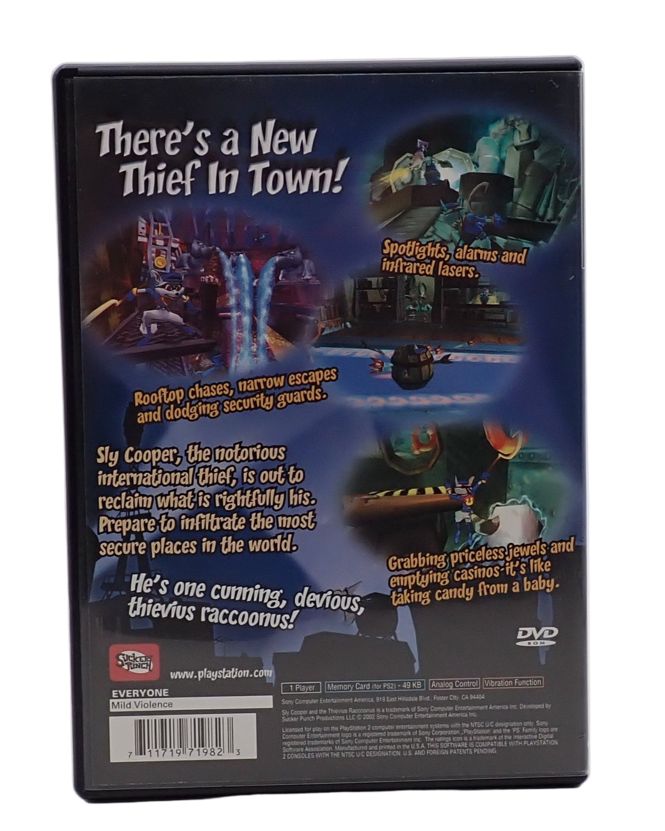 Sly Cooper and the Thievius Raccoonus- PS2