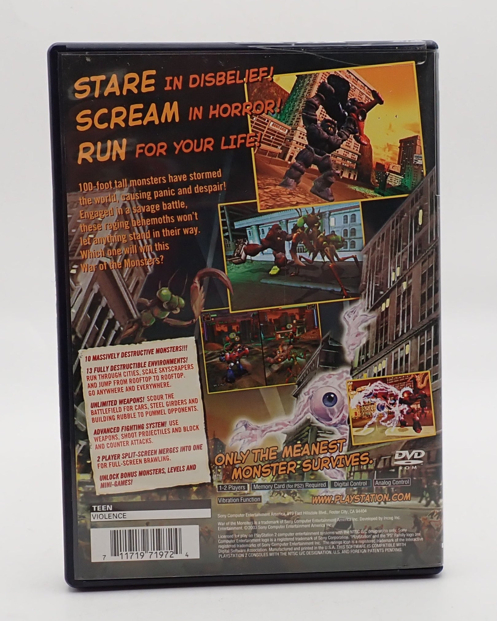 War of the Monsters - PS2