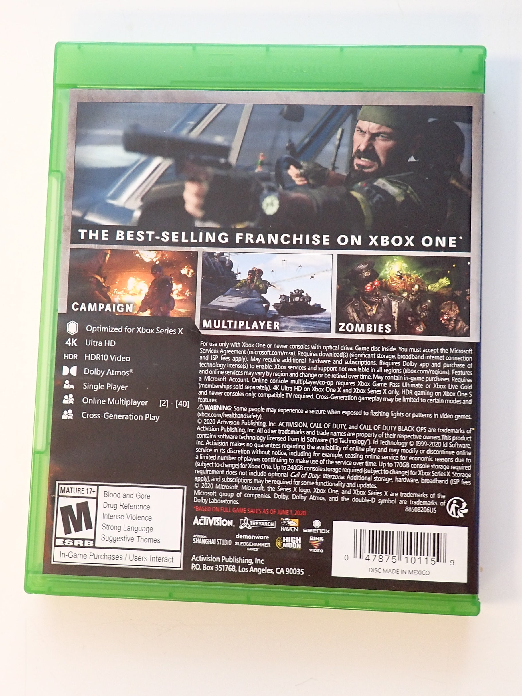 Call of Duty Black Ops: Cold War - Xbox One, Series X [Pre-Owned]