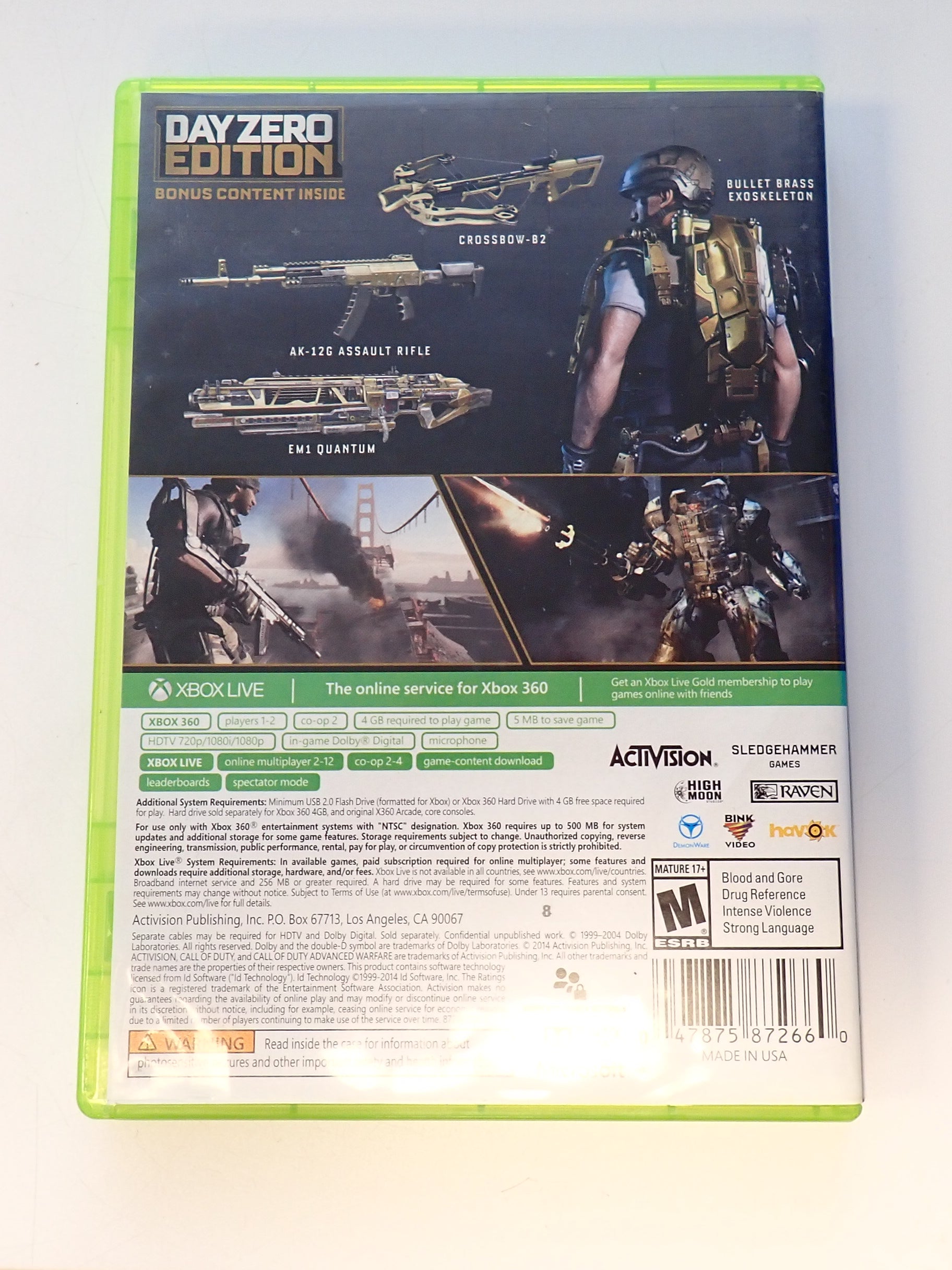 Call of Duty: Advanced Warfare (Day Zero Edition) - Xbox 360