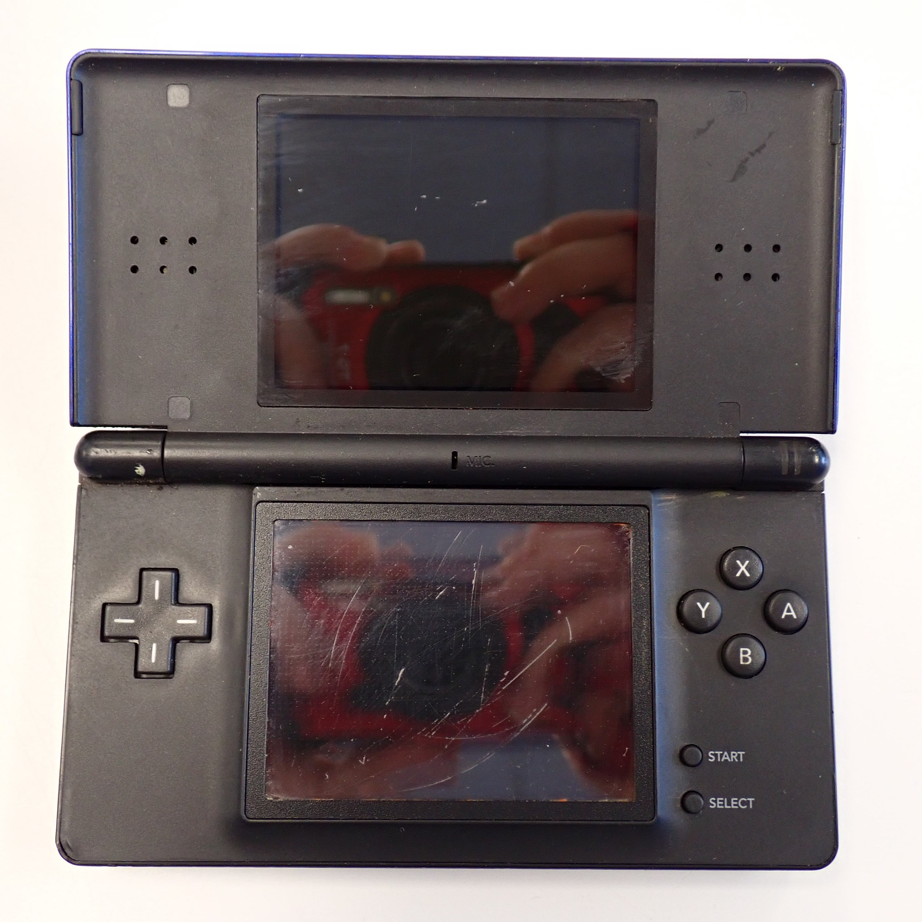 Nintendo DS Lite Console/System - Black & Cobalt Blue