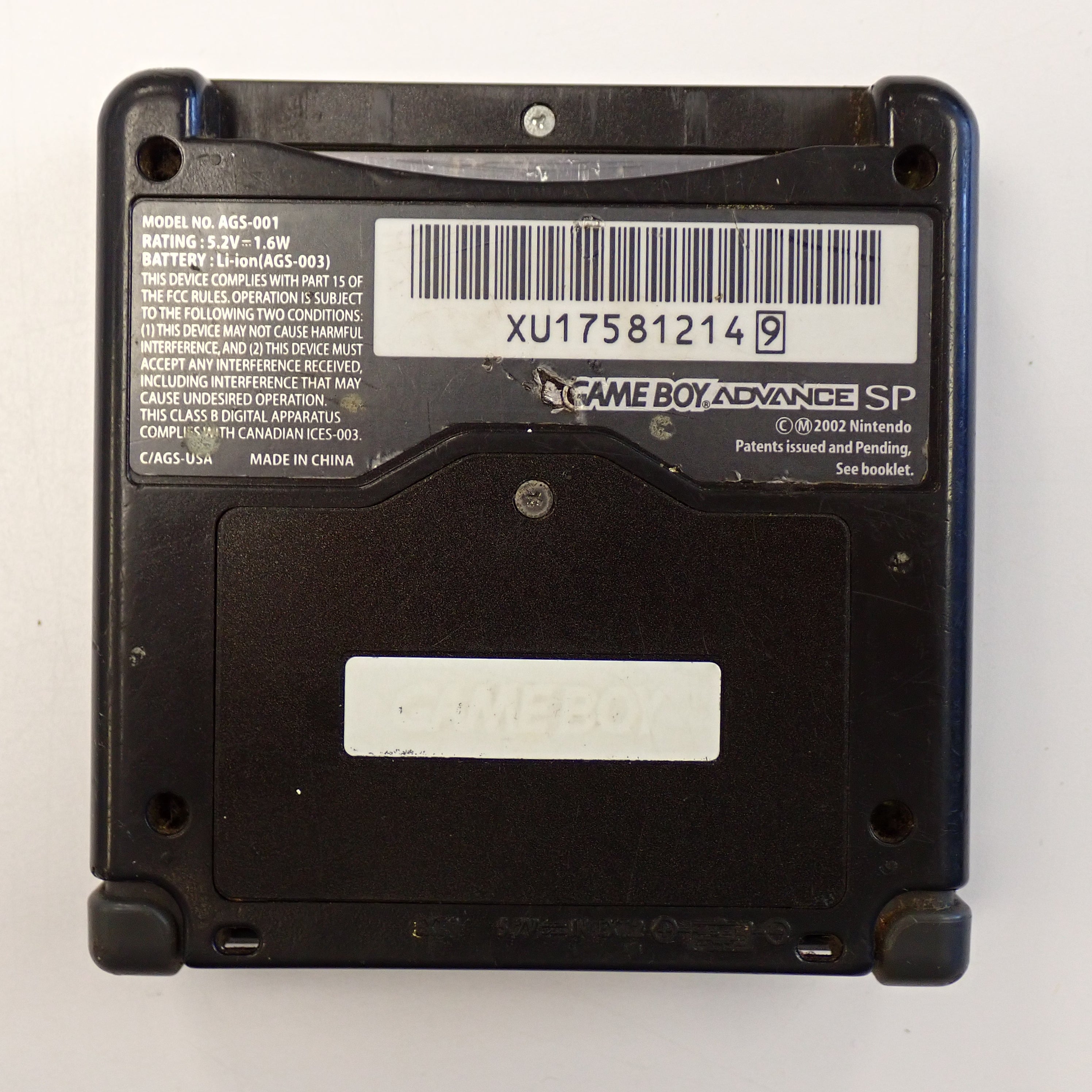 Game Boy Advance SP [001 Model] - Onyx
