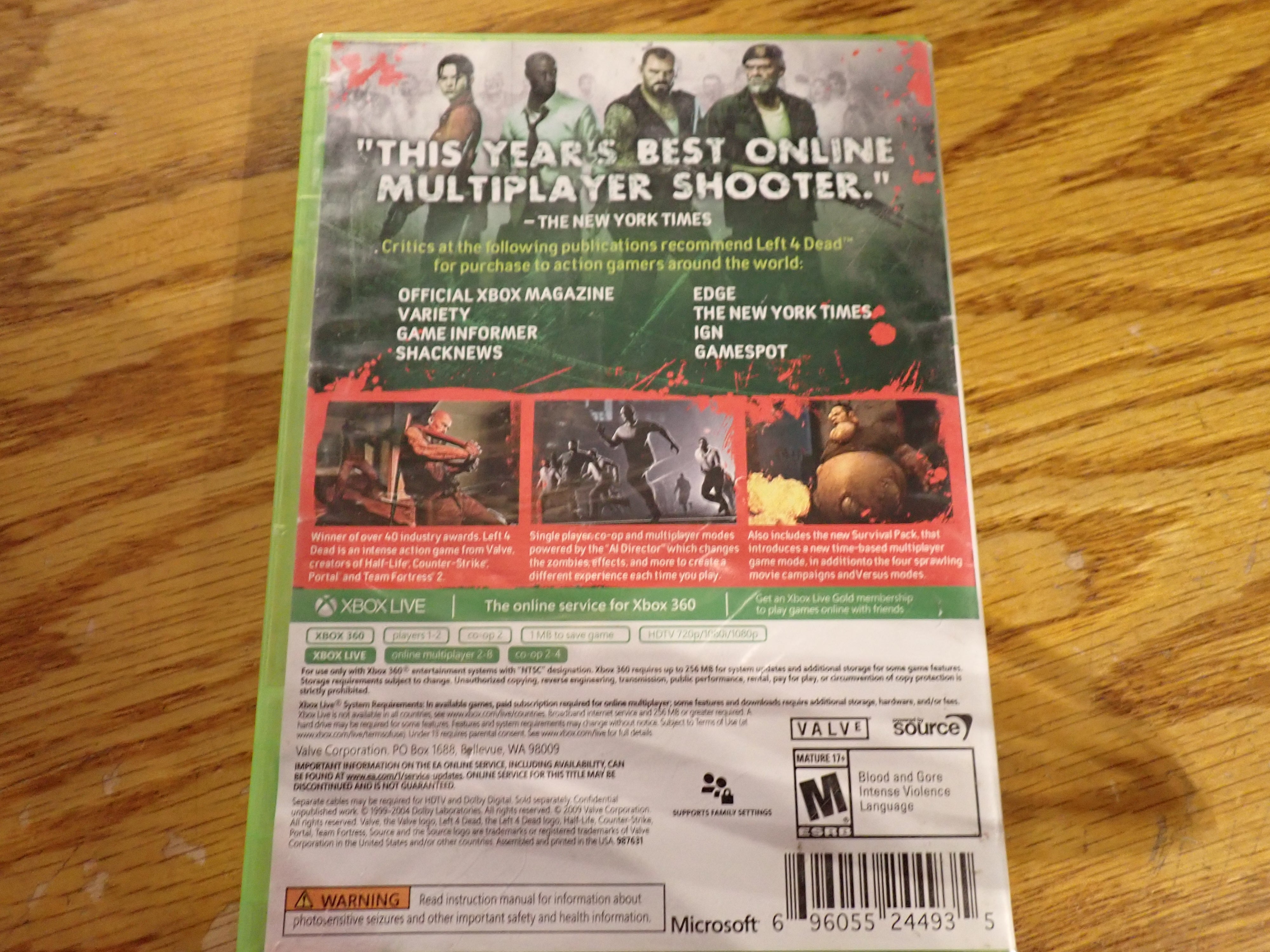 Left 4 Dead(GOTY Platinum Hits) - X360