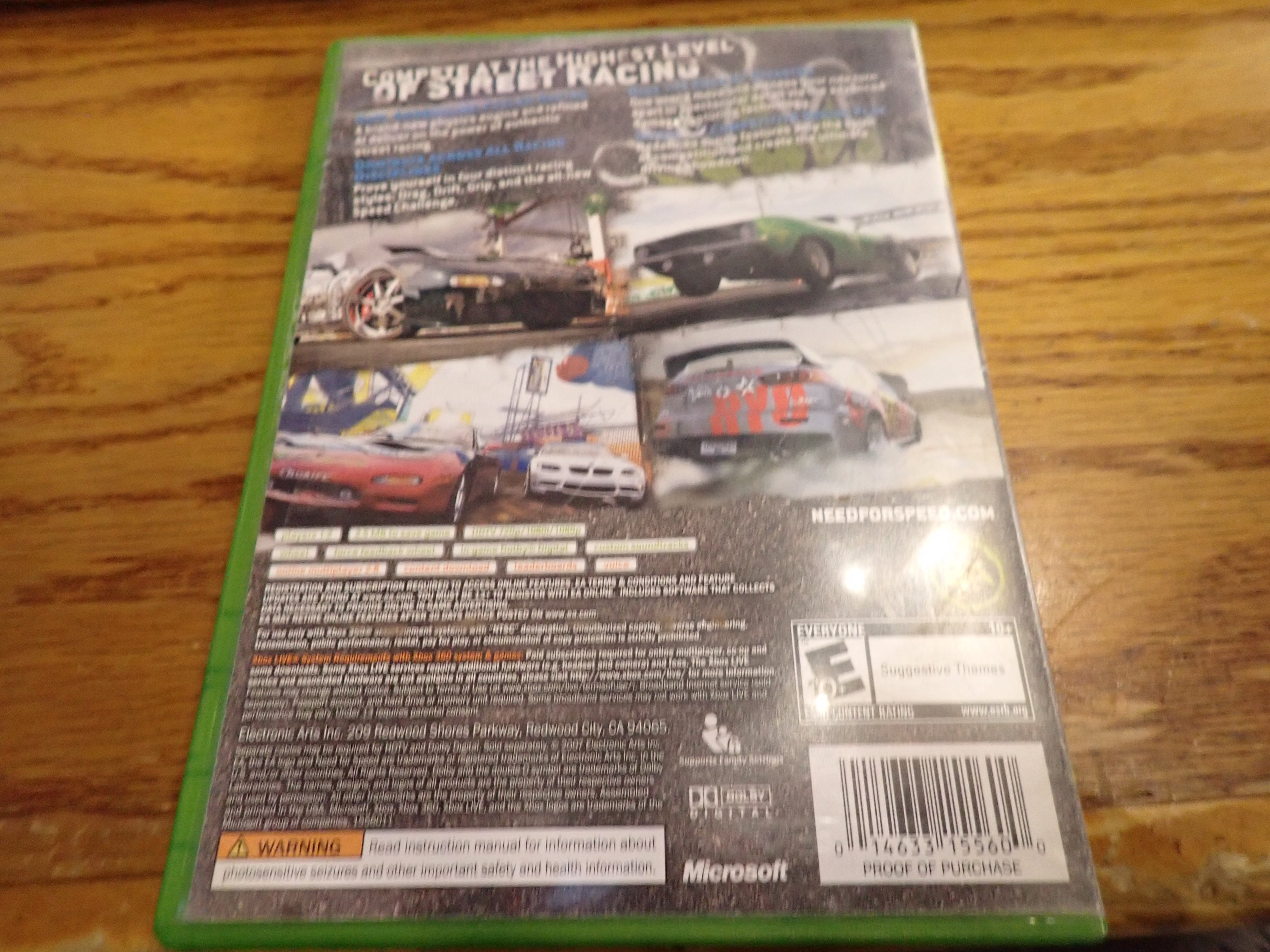 NFS Pro Street - X360