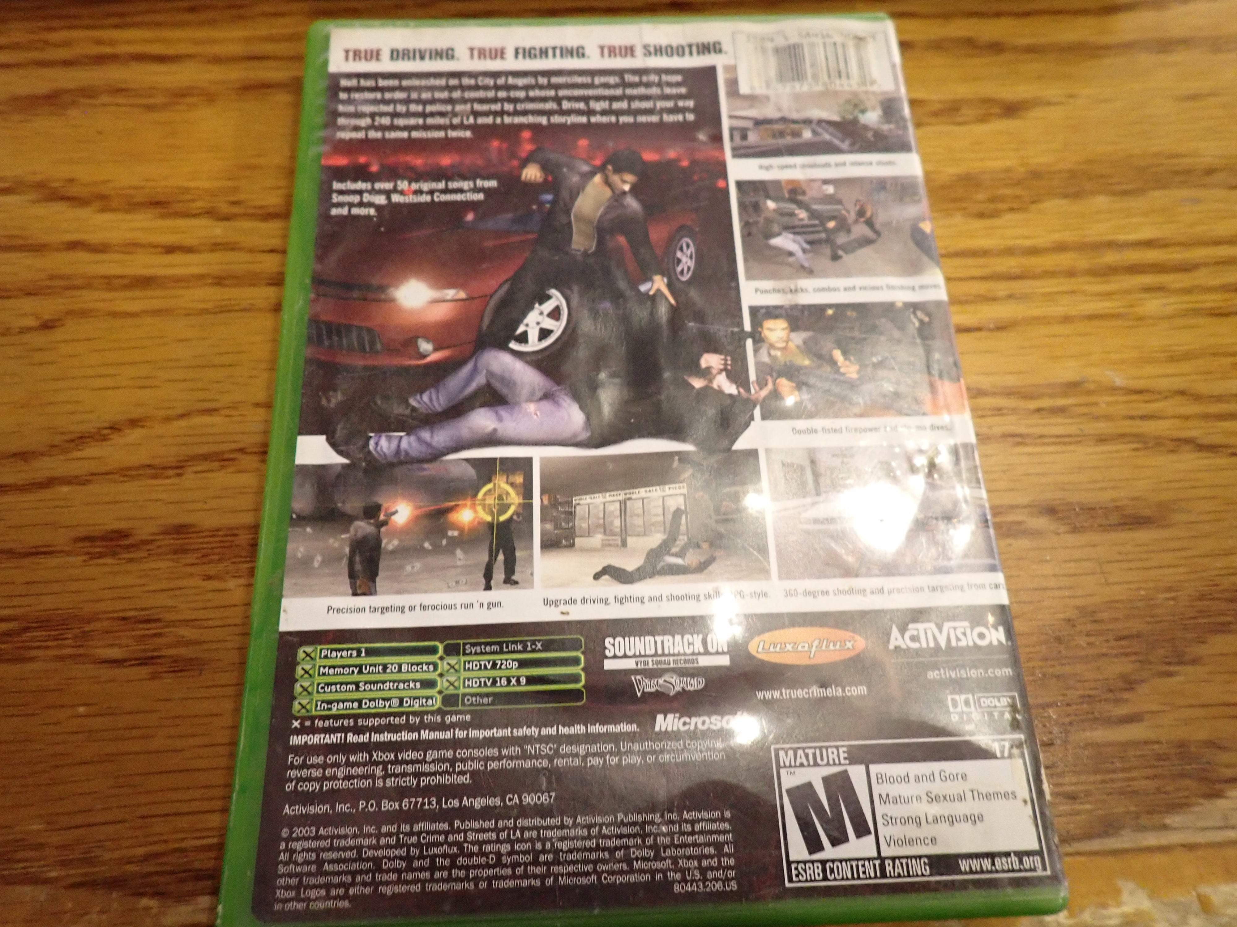 True Crime: Streets of LA - Xbox