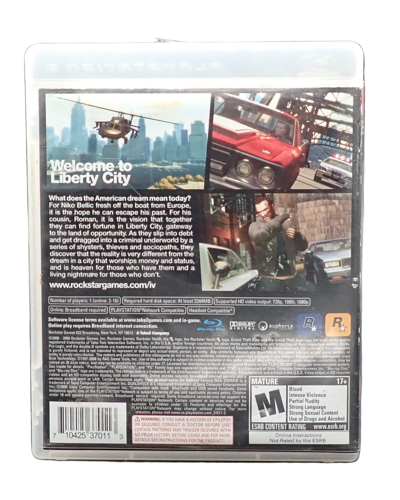 Grand Theft Auto IV - PS3
