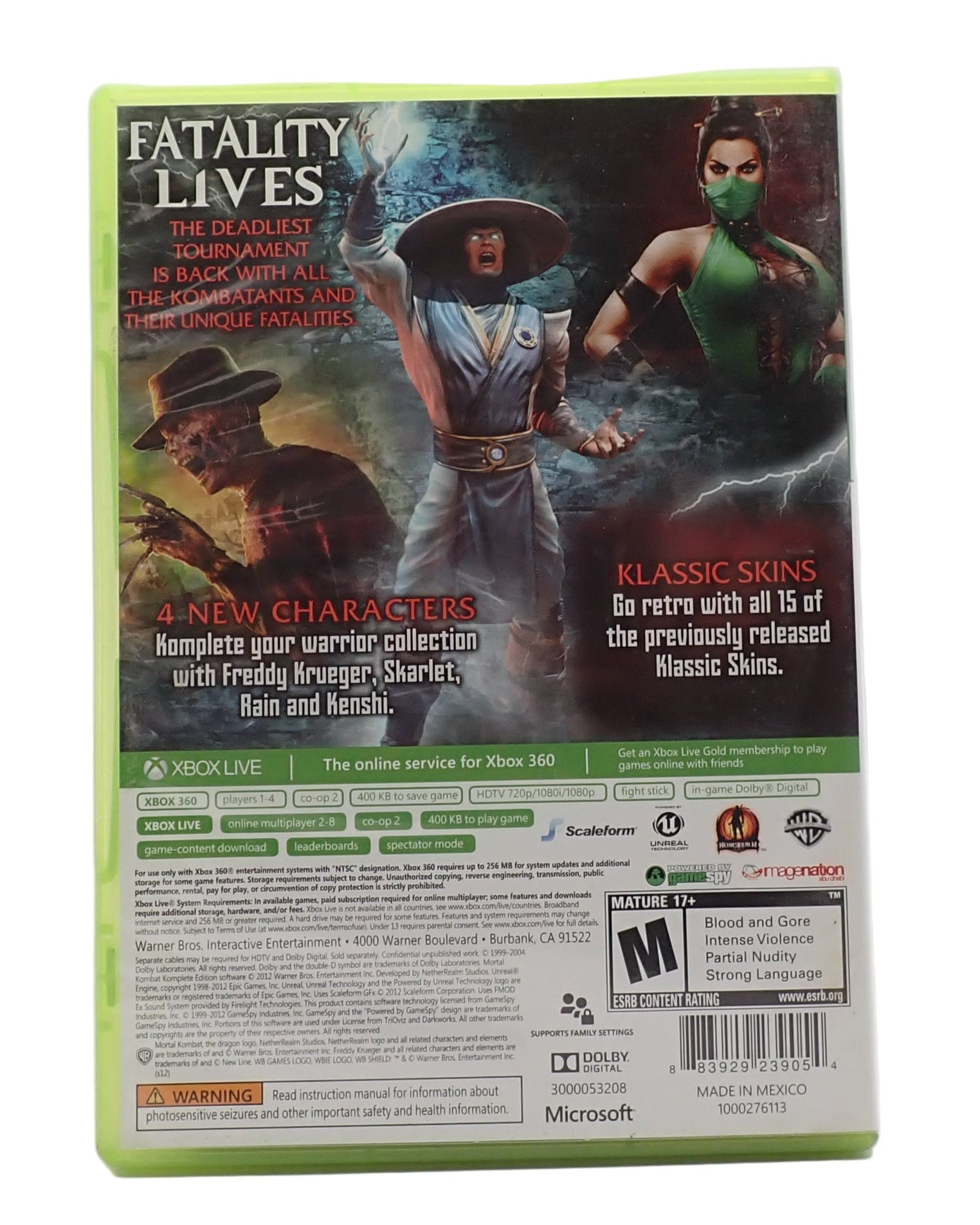 Mortal Kombat Komplete Edition [Platinum Hits] - Xbox 360