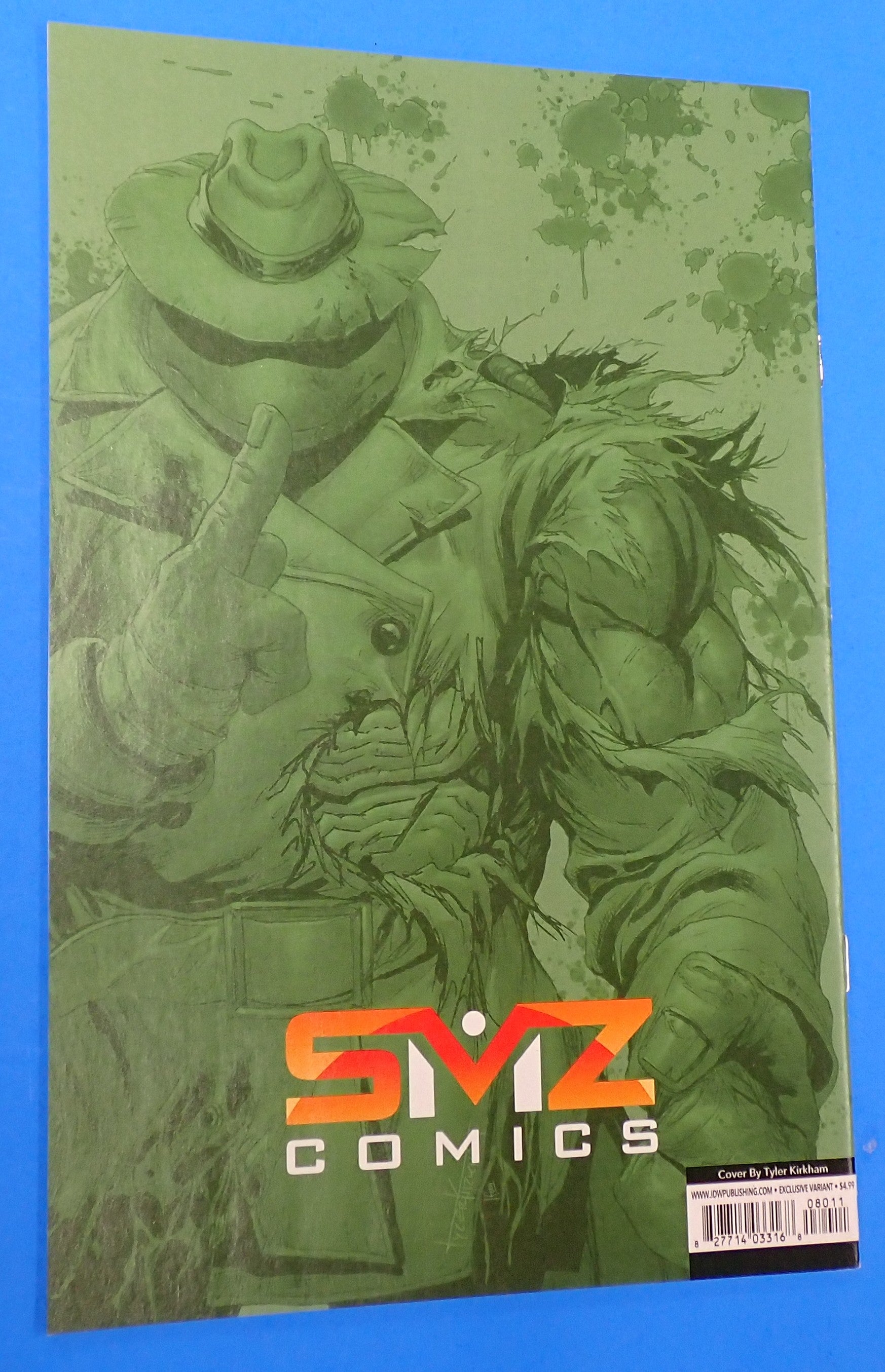 TMNT #1 (2024) - NM (9.4) - Battle Damaged Tyler Kirkham Variant w/ COA