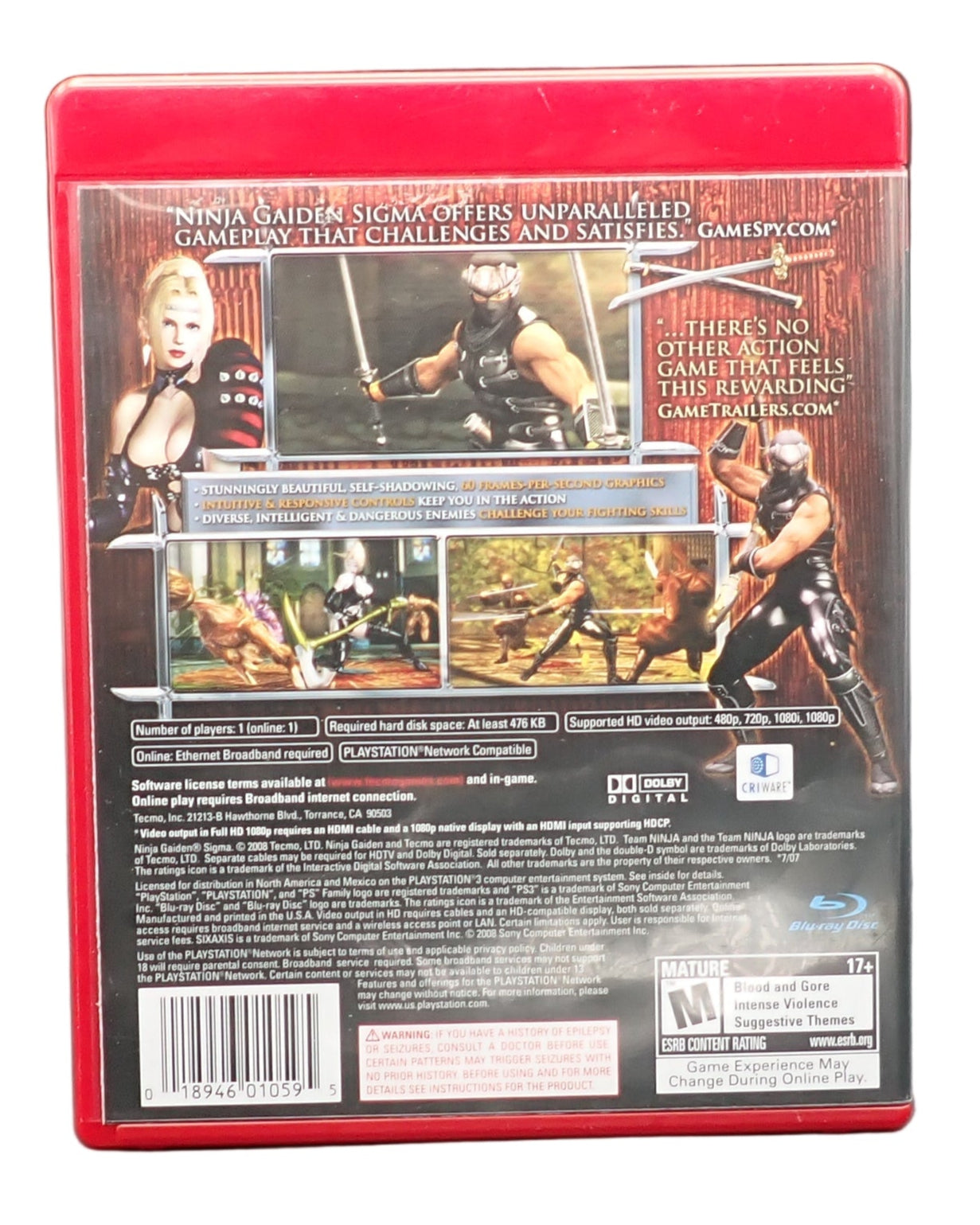 Ninja Gaiden Sigma [Greatest Hits] - PS3