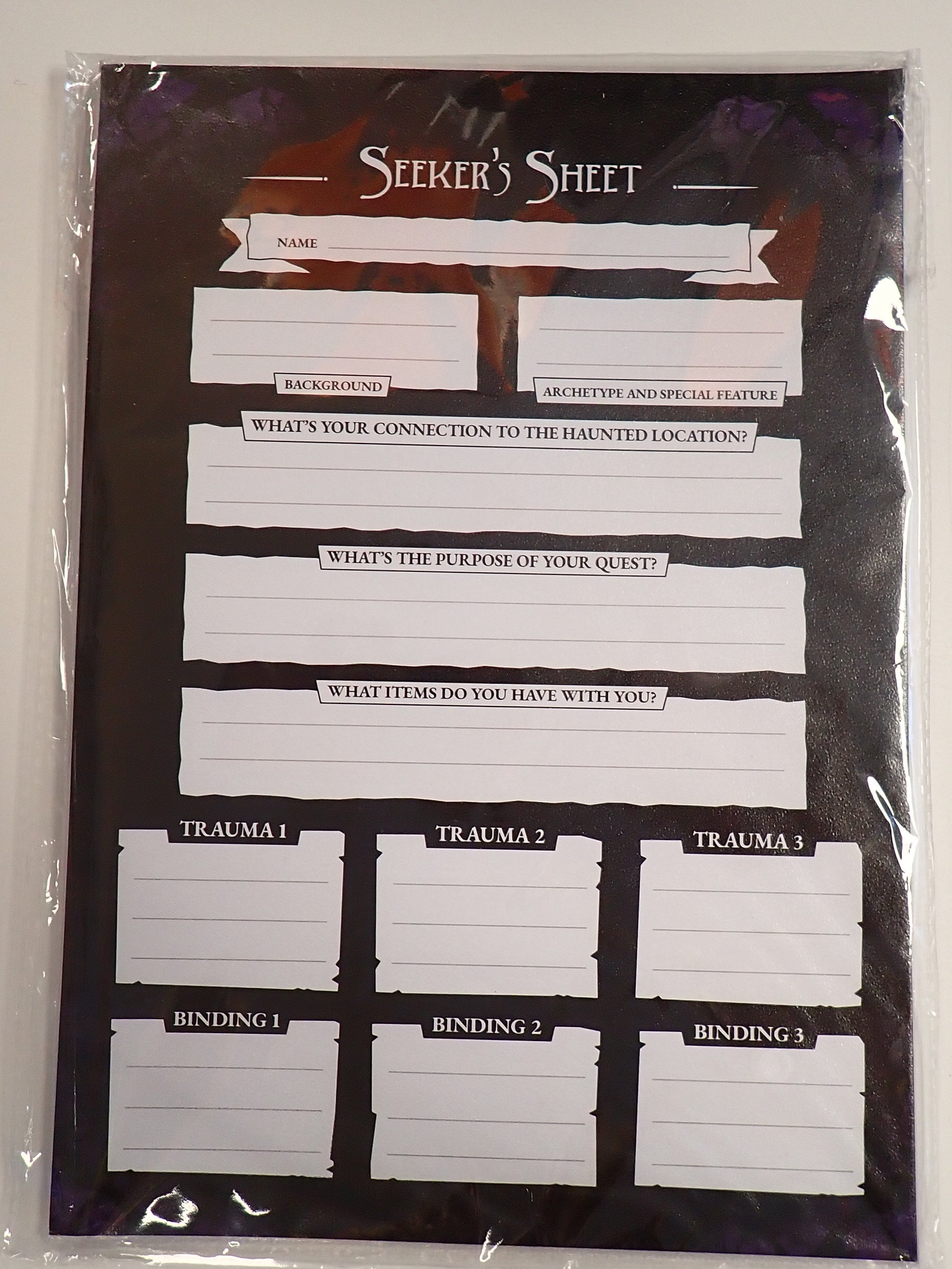 Last Sabbath RPG & Totem RPG + Notepad, Scenarios, and Seeker's Sheet [Pre-Owned]