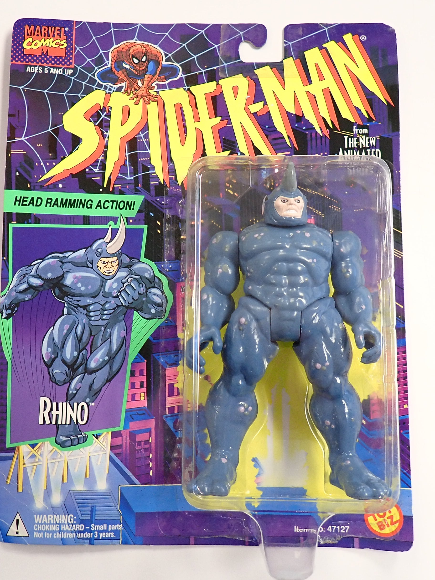 Toy Biz Rhino Head Ramming Action [Pre-Owned]