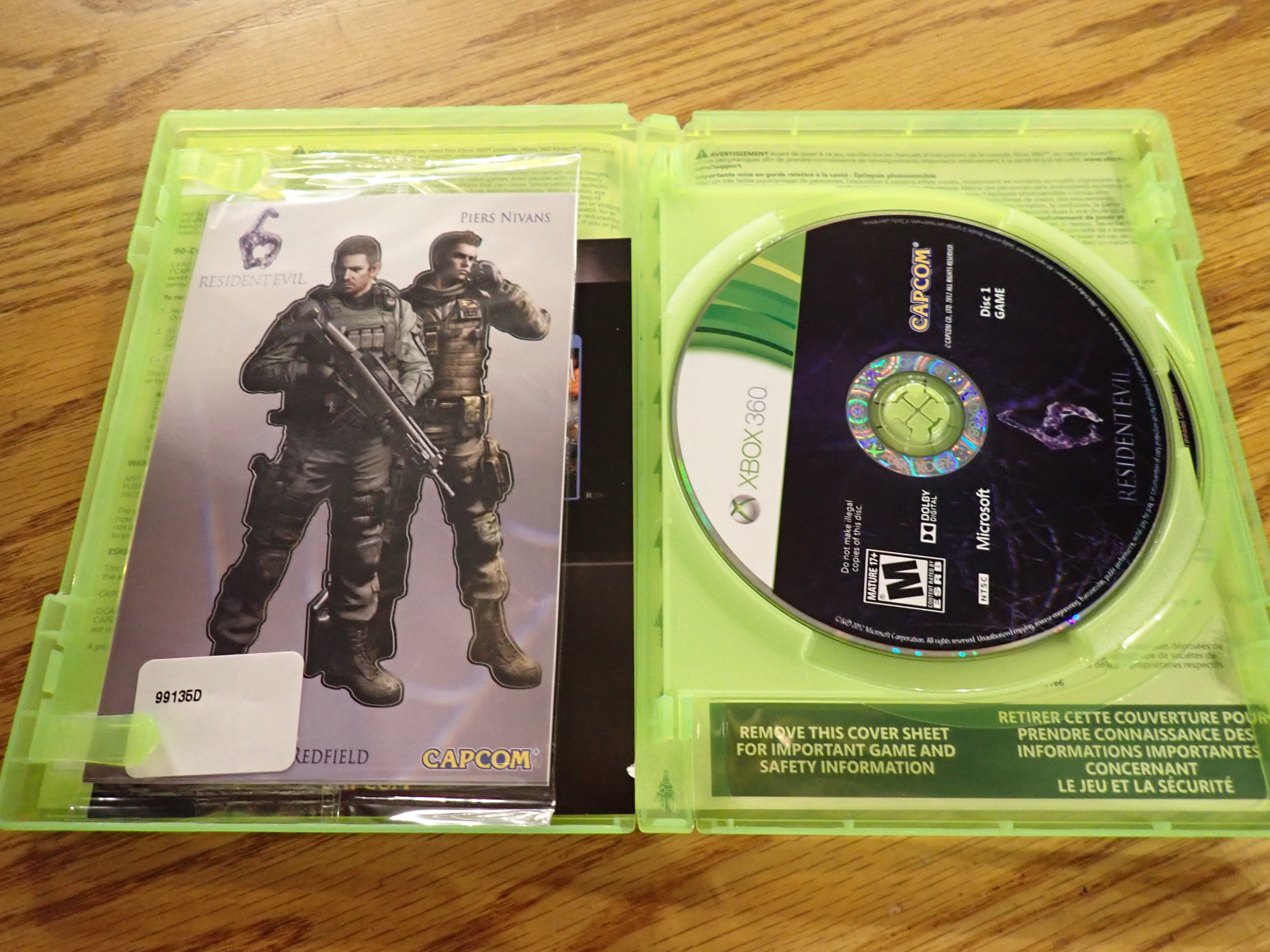 Resident Evil 6(Walmart Ver) - X360
