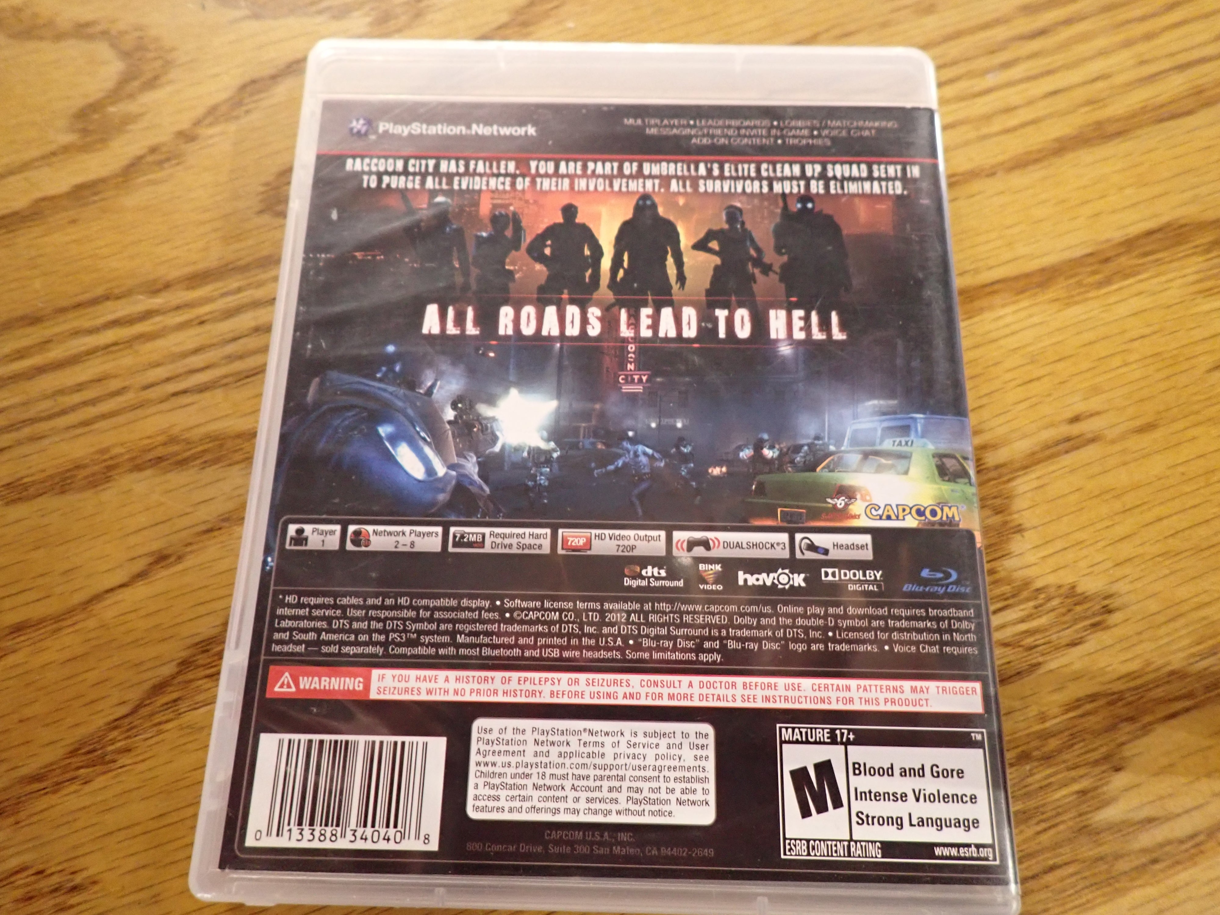 Resident Evil: Operation Raccoon City - PS3
