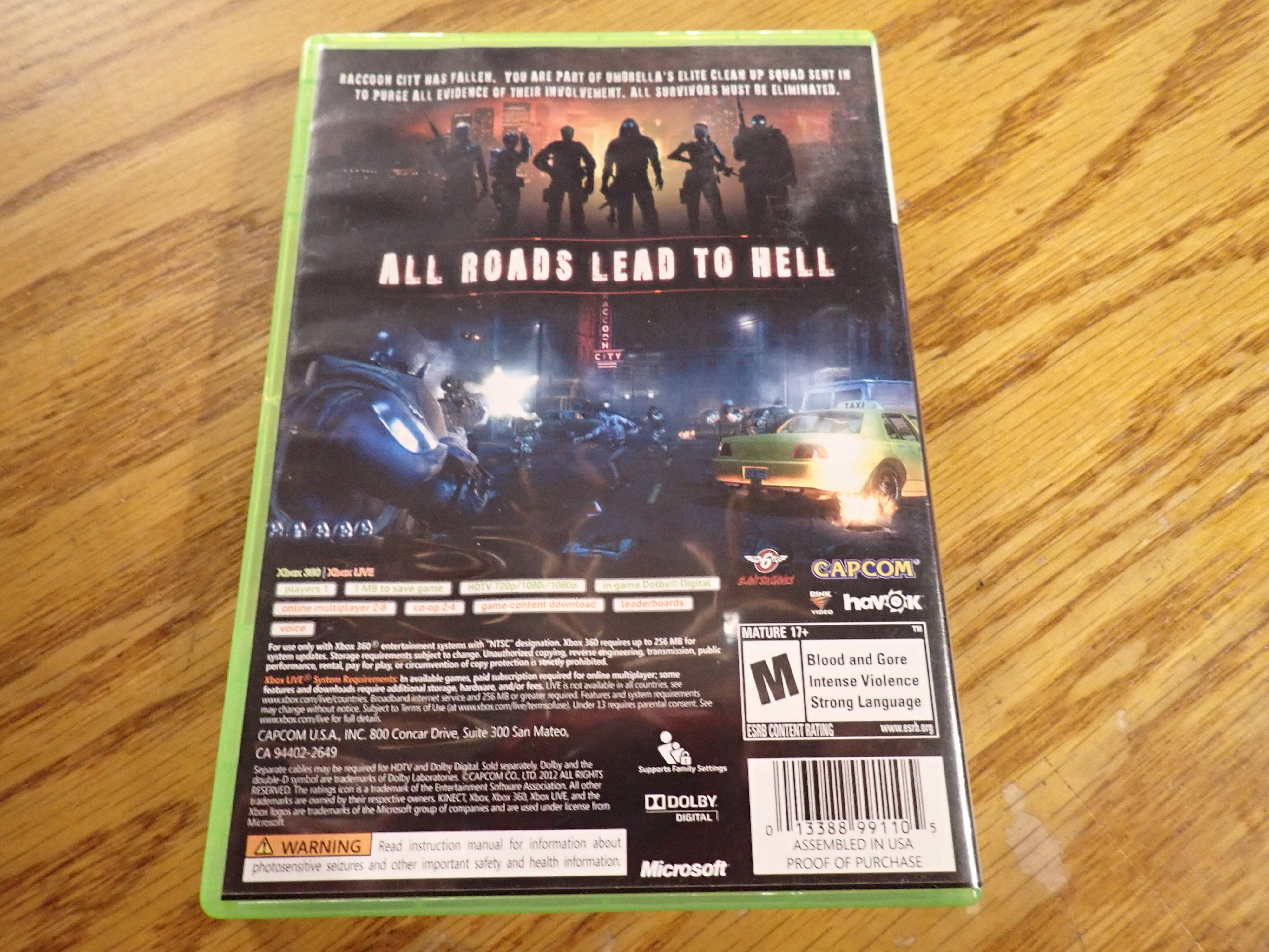 Resident Evil: Operation Raccoon City(BestBuy Ver) - X360