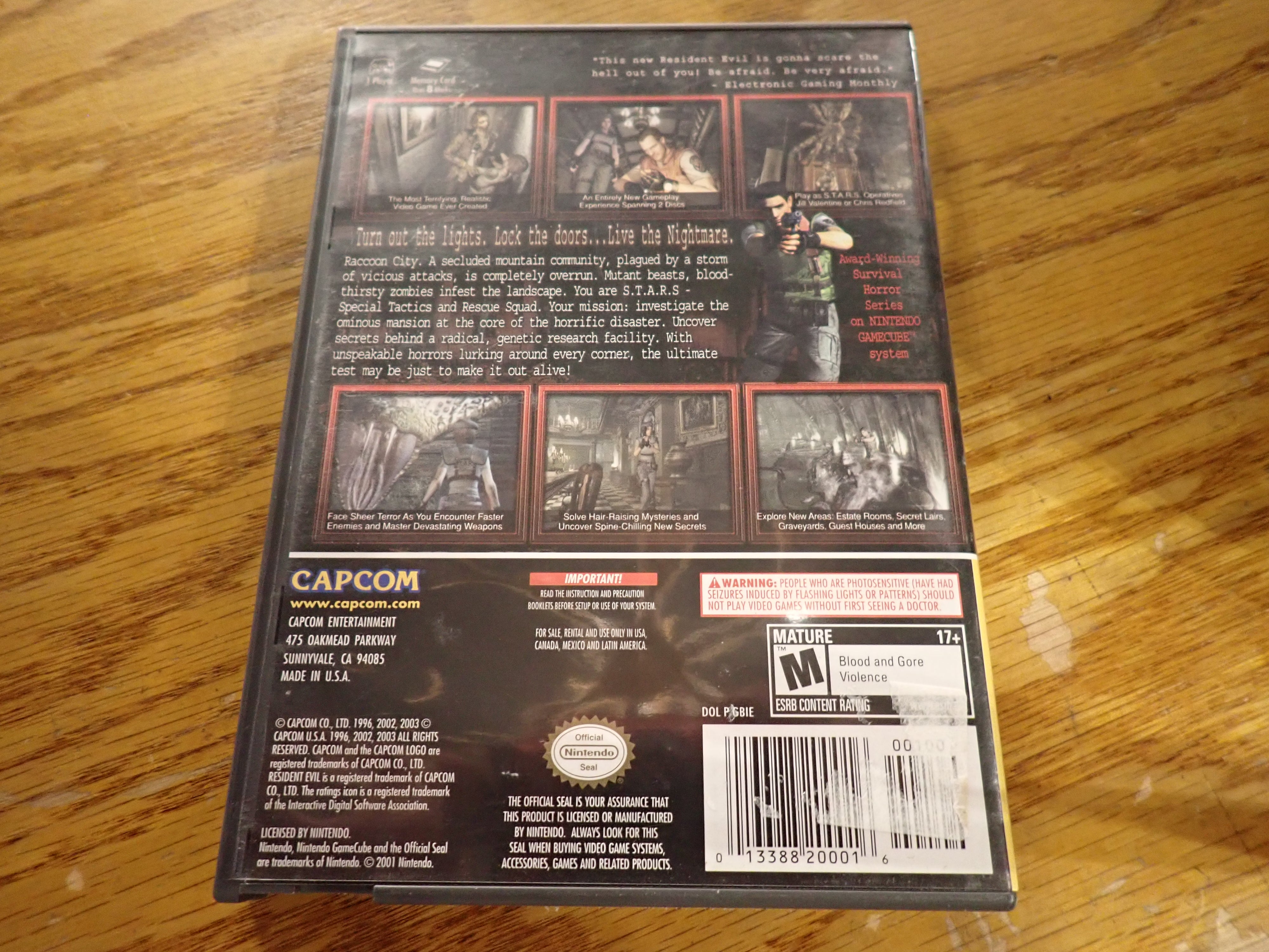Resident Evil(Player's Choice) - GC