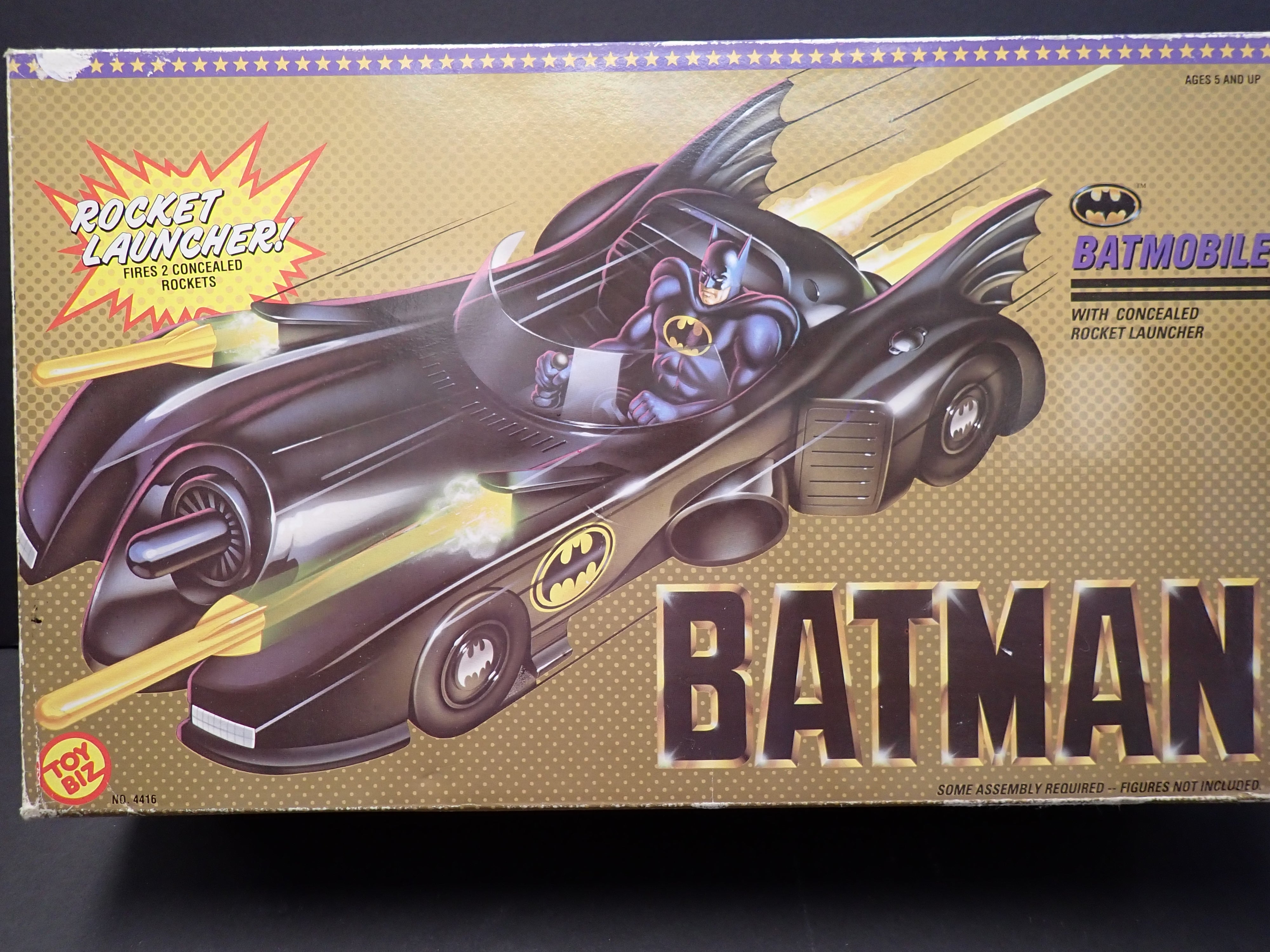 Batmobile rocket launcher toy biz