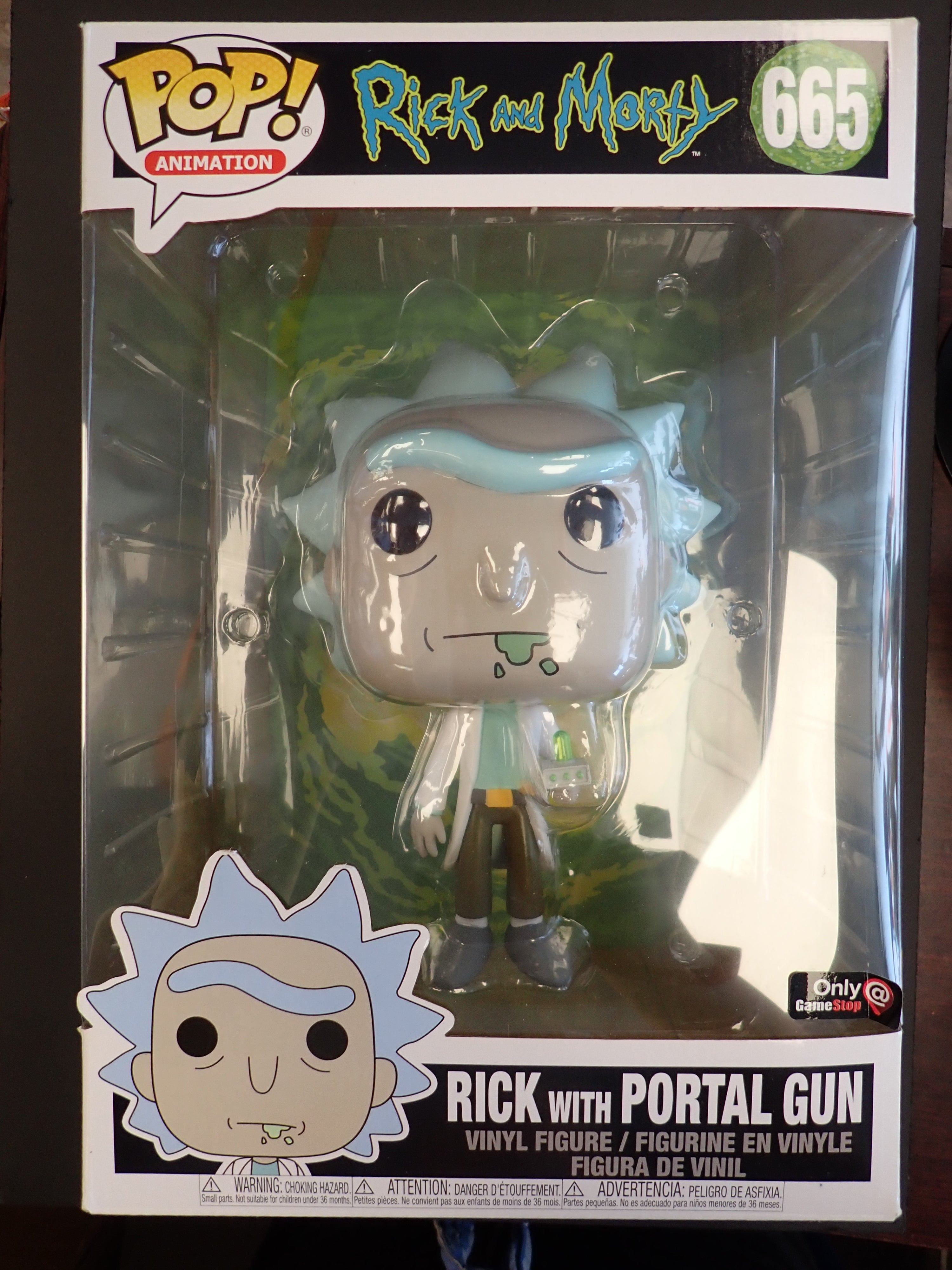 Rick with Portal Gun - POP! #665