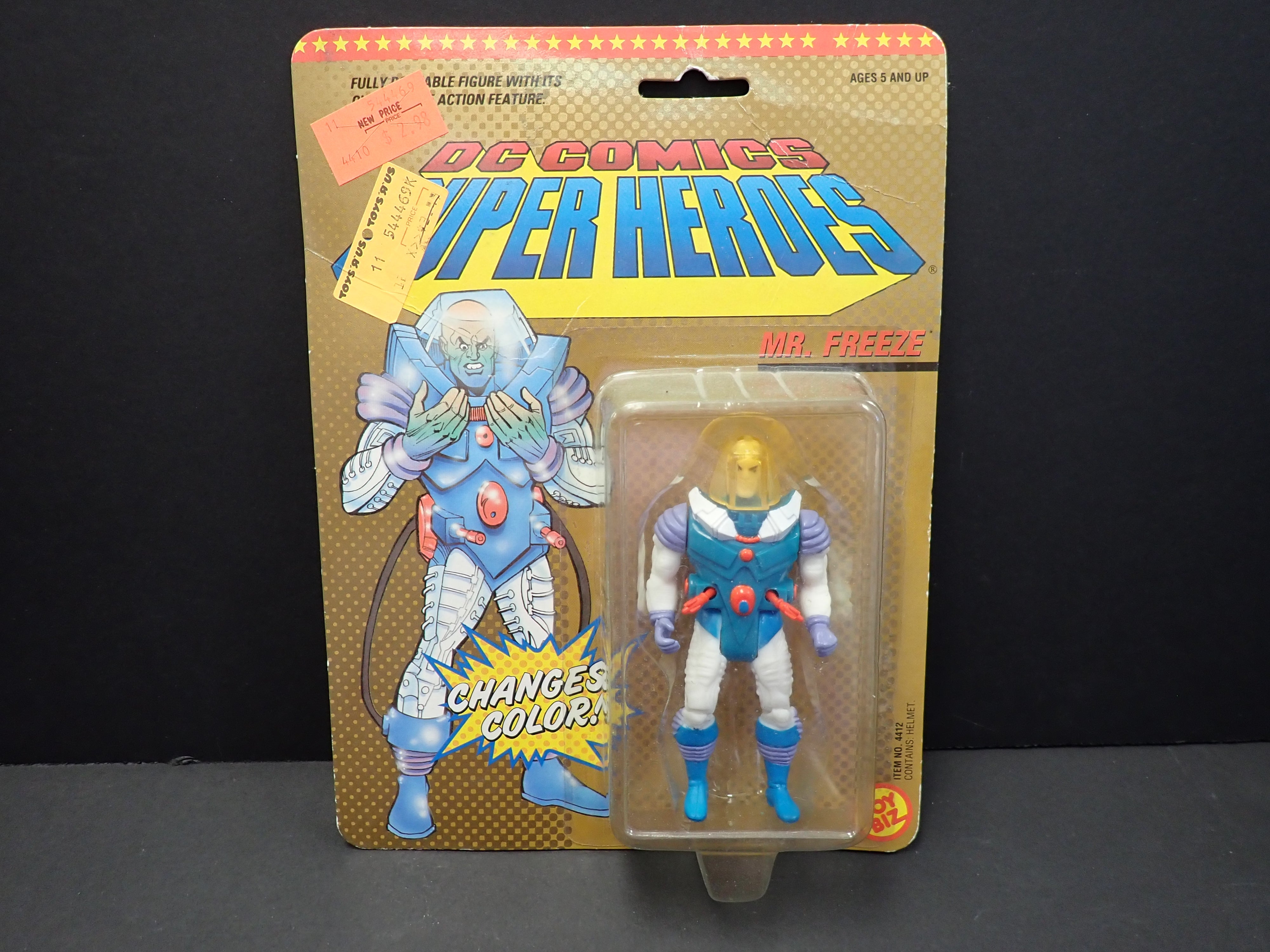 Mr. Freeze Changes Color