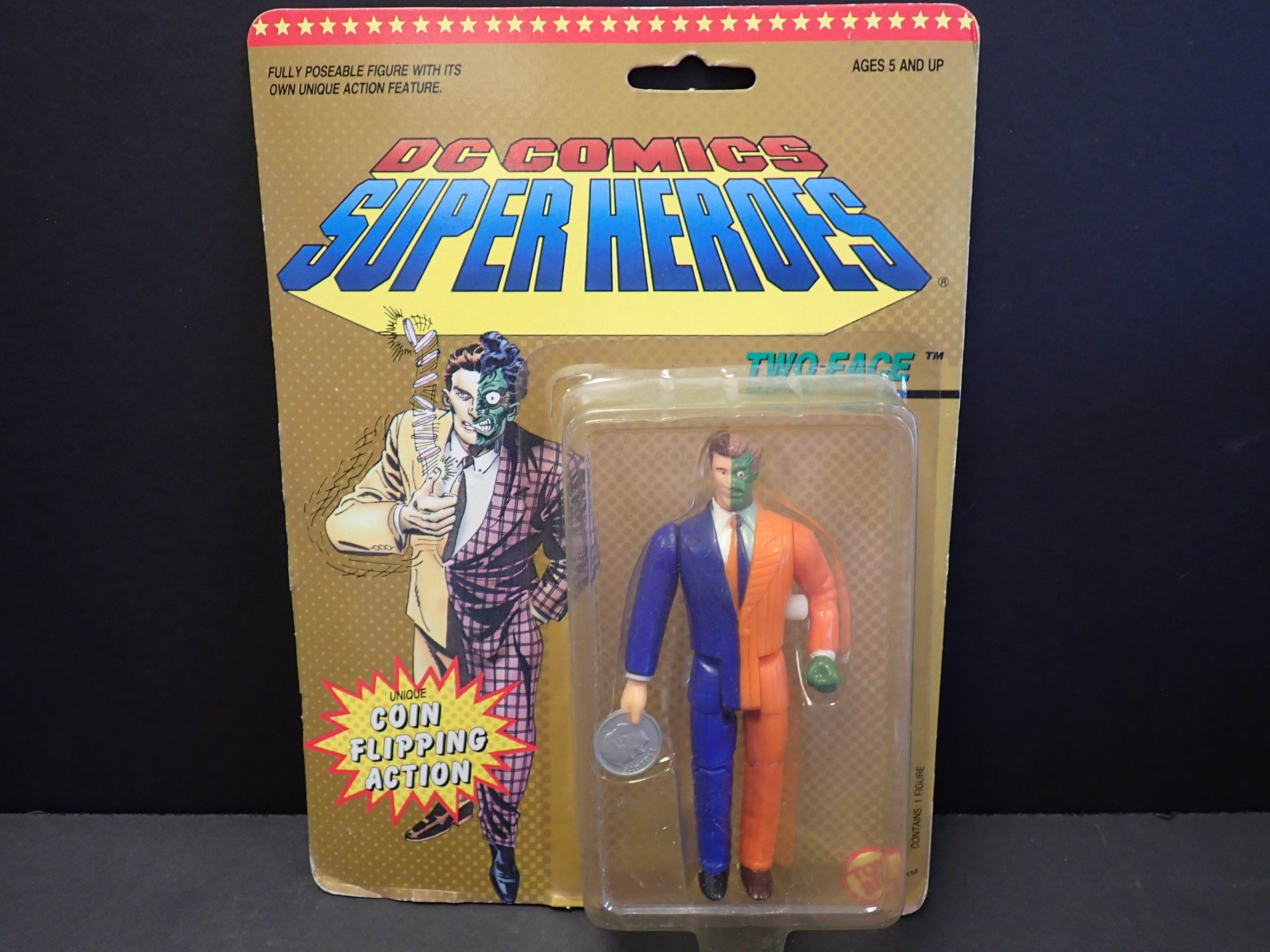Two Face Coin Flipping Action