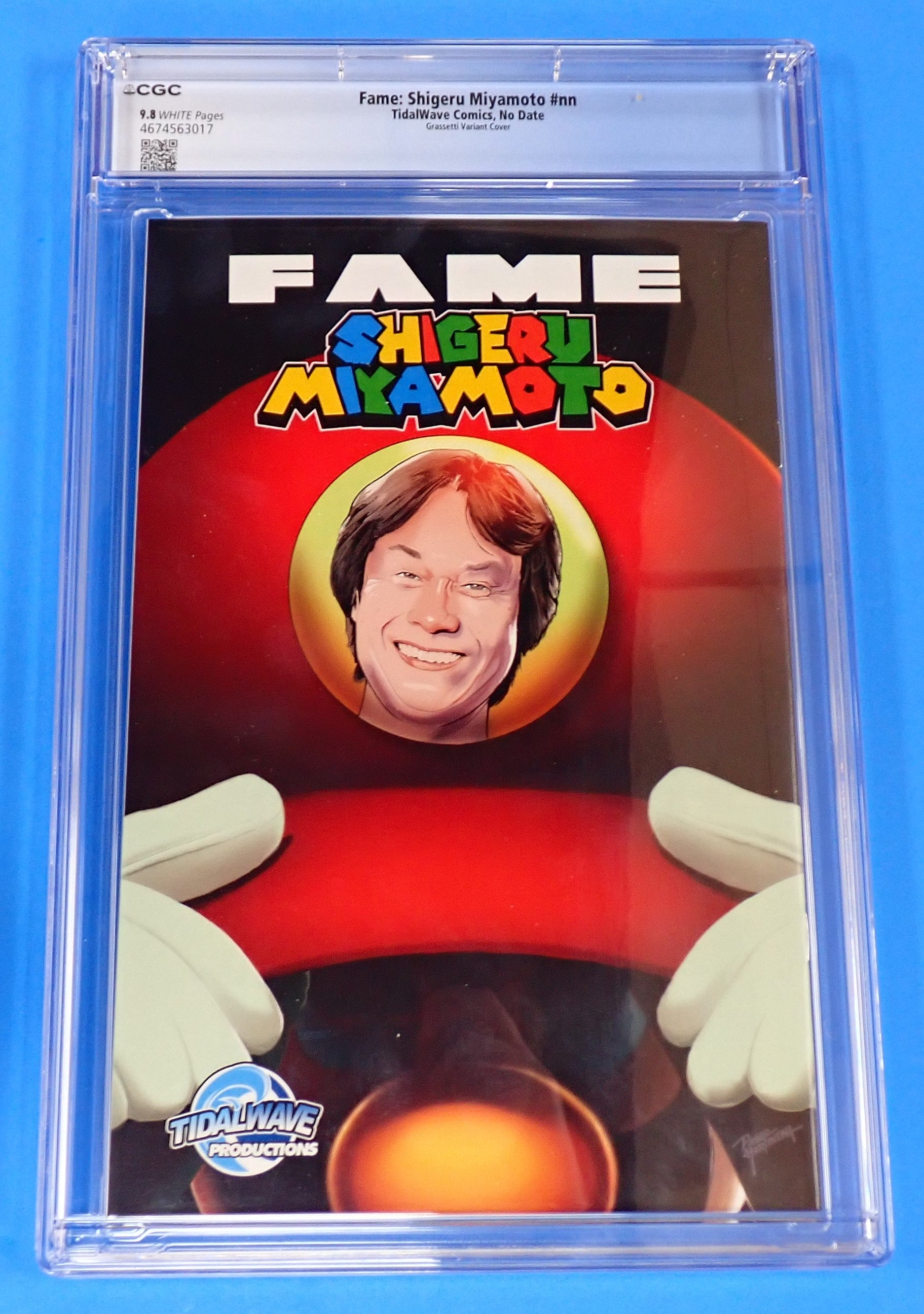 Fame: Shigeru Miyamoto #1 (2025) - CGC 9.8 - Raf Grassetti Metroid Virgin Ltd 999