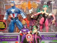 Load image into Gallery viewer, Marvel v Capcom Capt. America &amp; Morrigan
