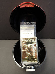 Pokeball with Pikachu Gold Card