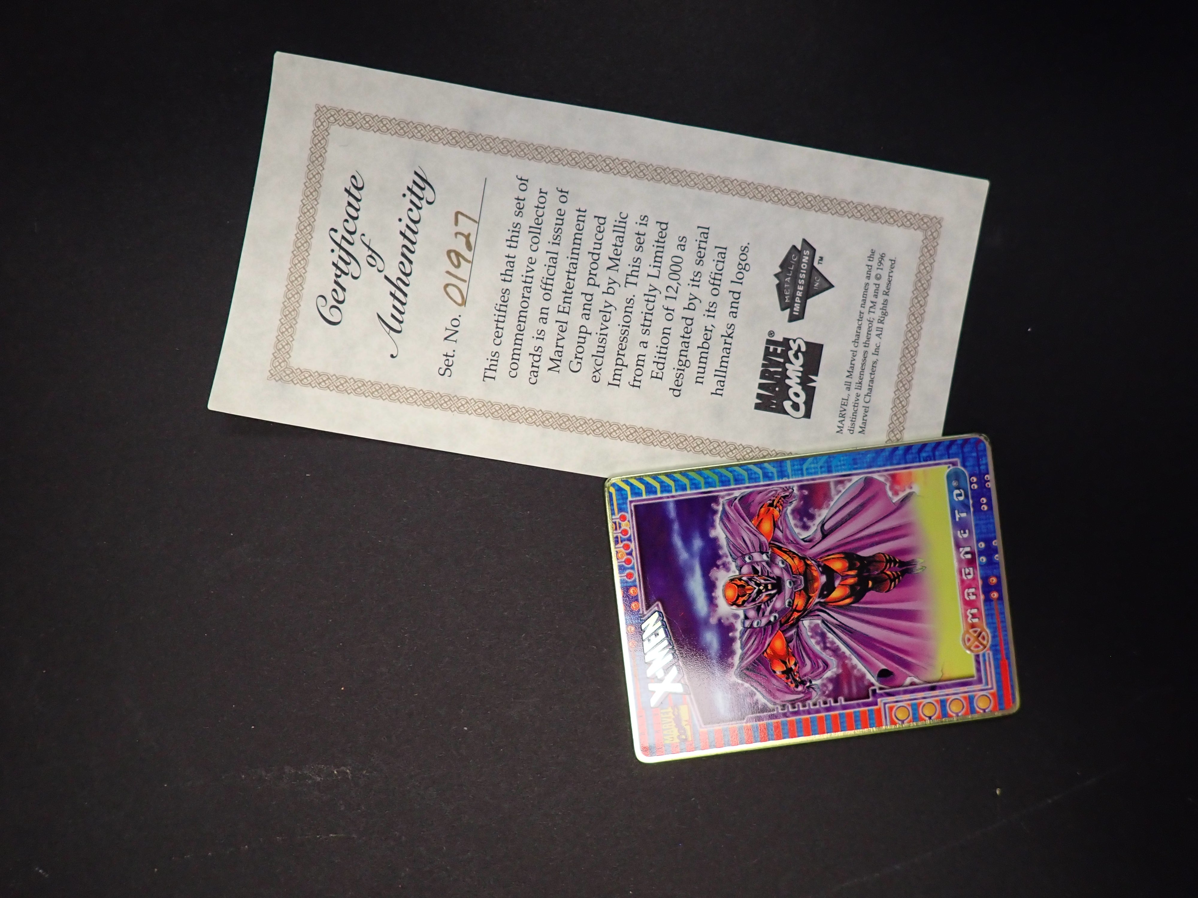 X-Men Metallic Impressions Card Set