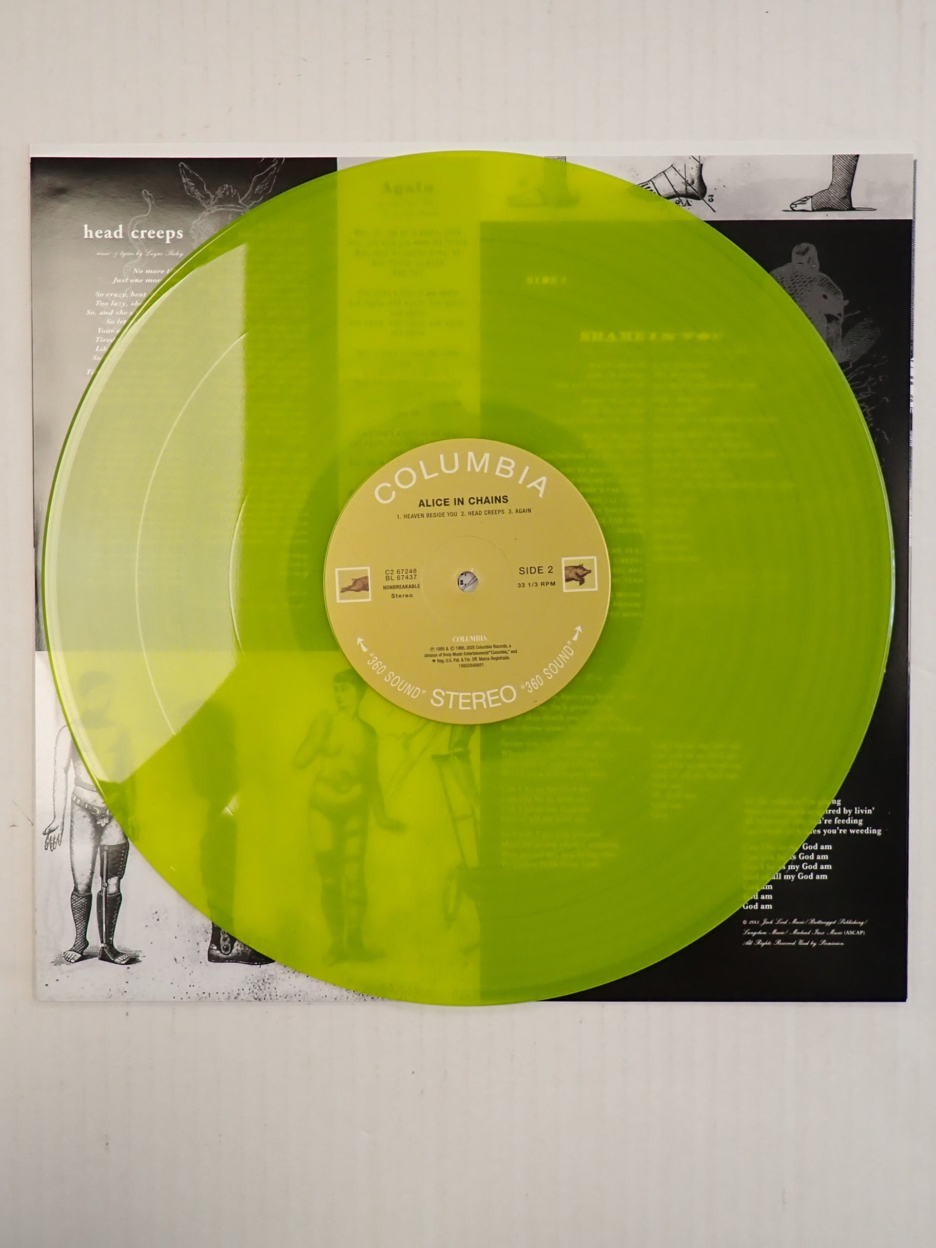 Alice in Chains Self Titled - Vinyl (Highlighter Yellow 2025 Reissue)