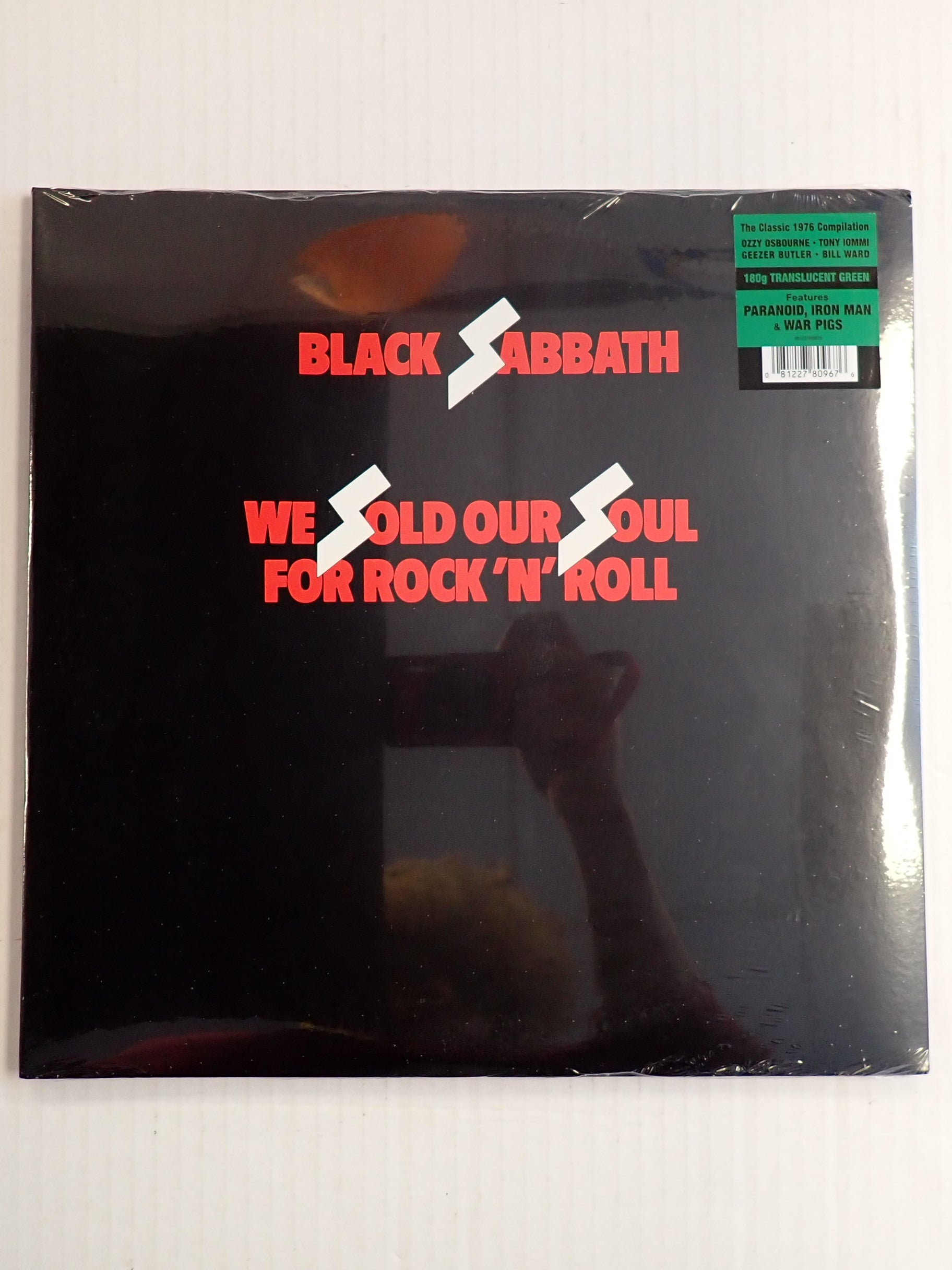 Black Sabbath - We Sold Our Soul For Rock N Roll - Vinyl (Translucent Green 2018 Reissue)