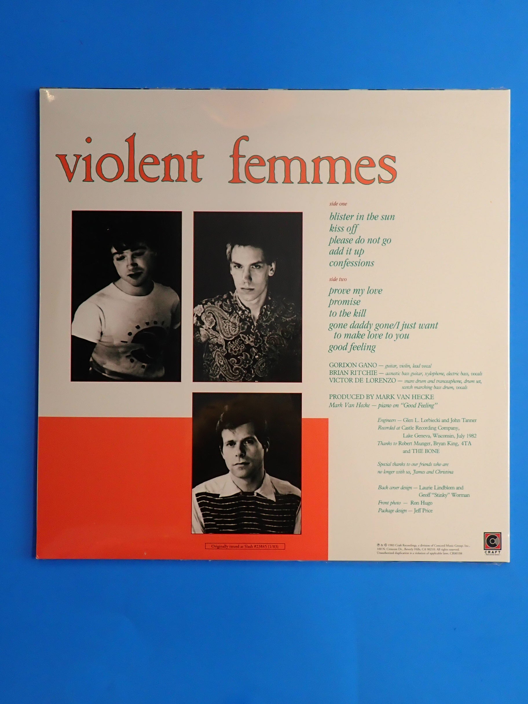 Violent Femmes (Self Titled) - Vinyl (2018 Reissue)