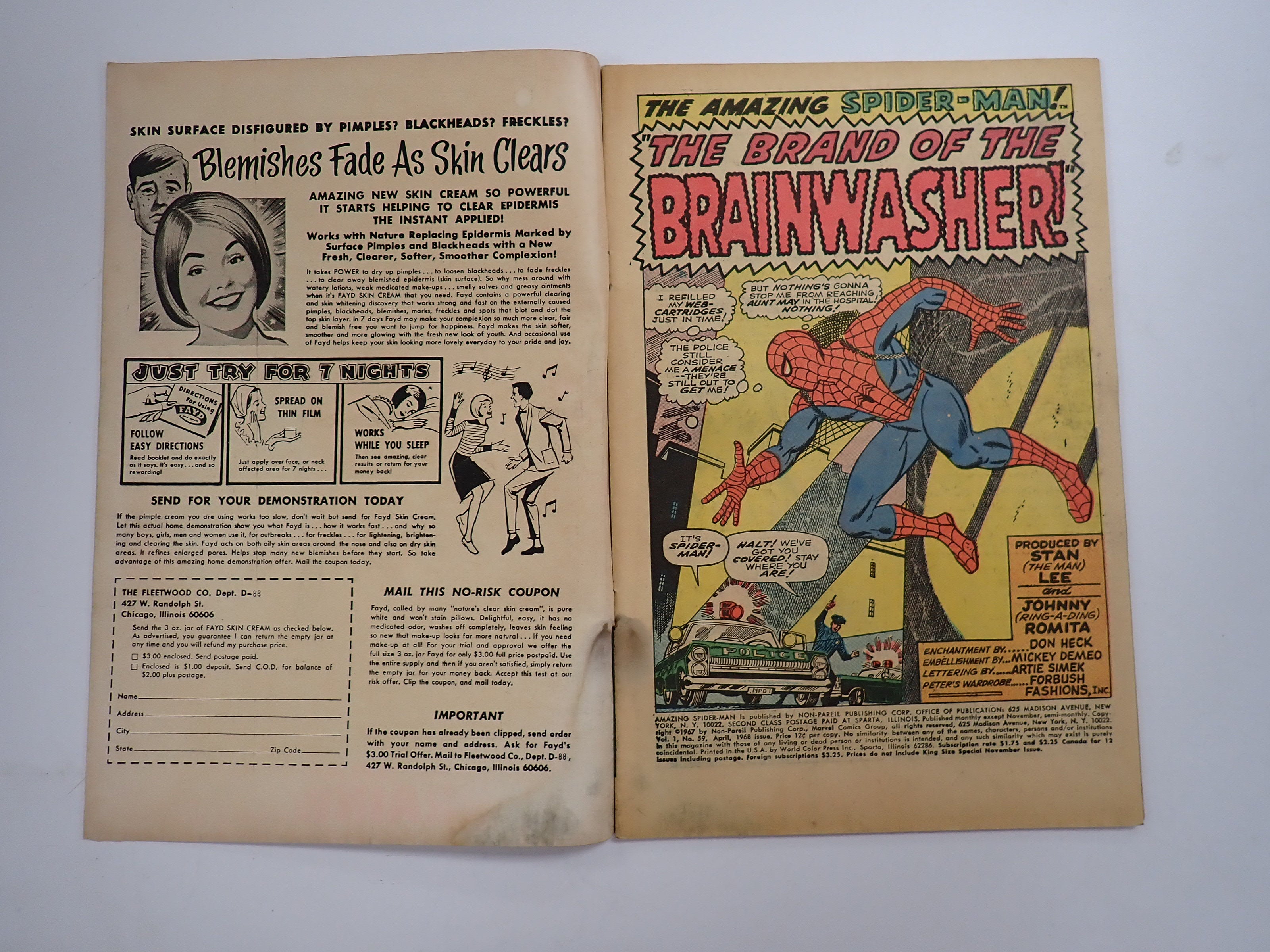 Amazing Spider-Man #59 (1968) - VG-/VG (3.5-4.0)