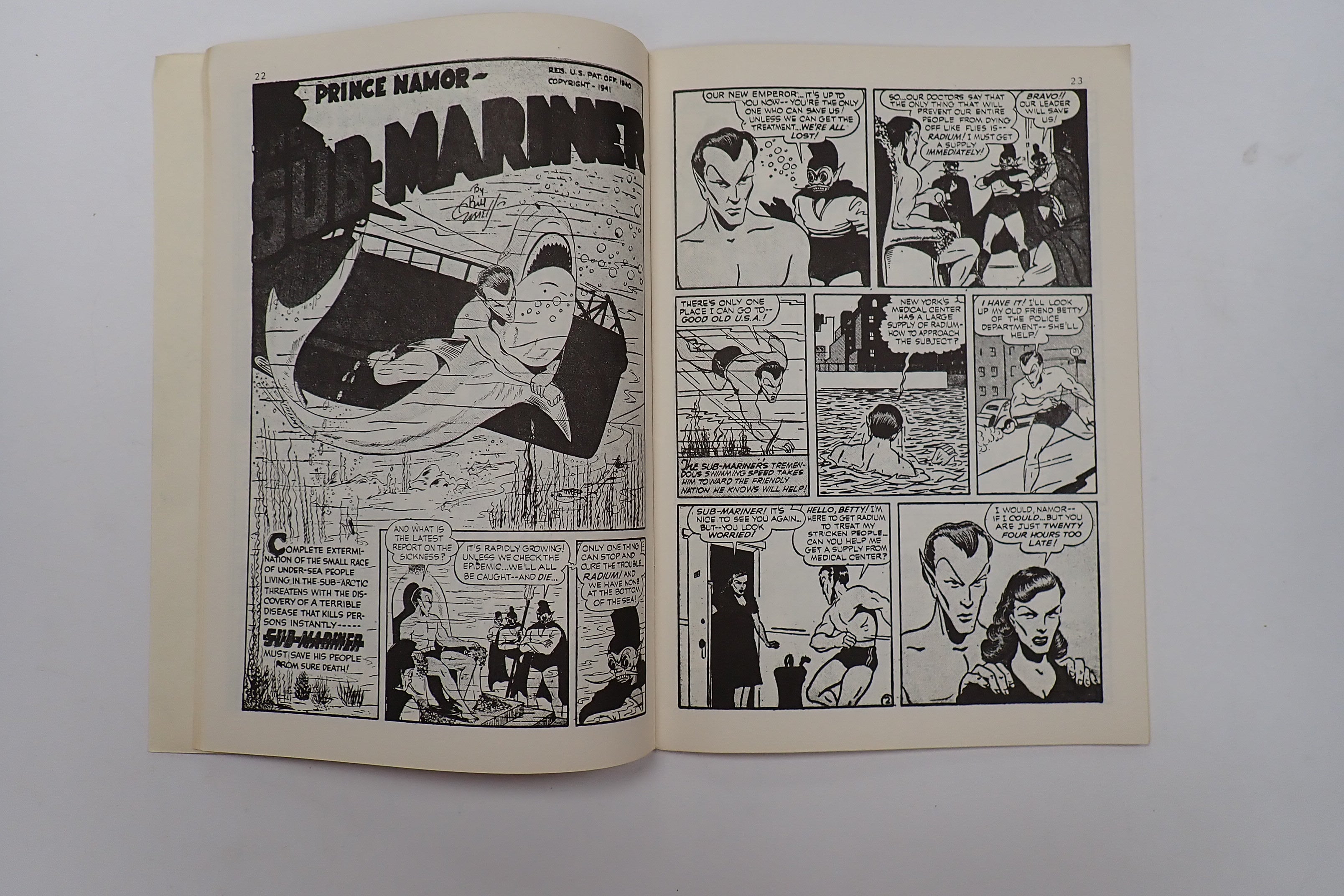 Flashback #19 / The Sub-Mariner #1  Reprint (1974) - VF+ (8.5-9)